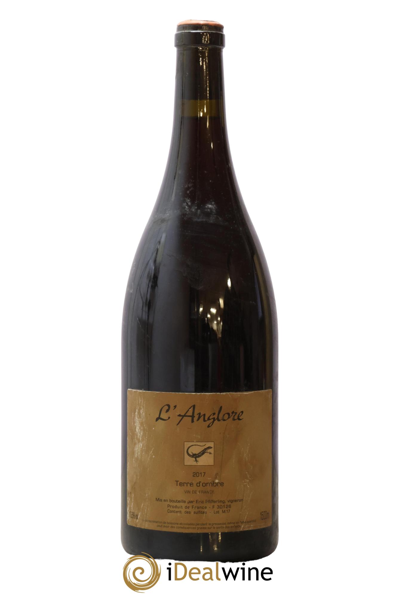 Vin de France Terre d'Ombre L'Anglore 2017 - Lot de 1 magnum - 0