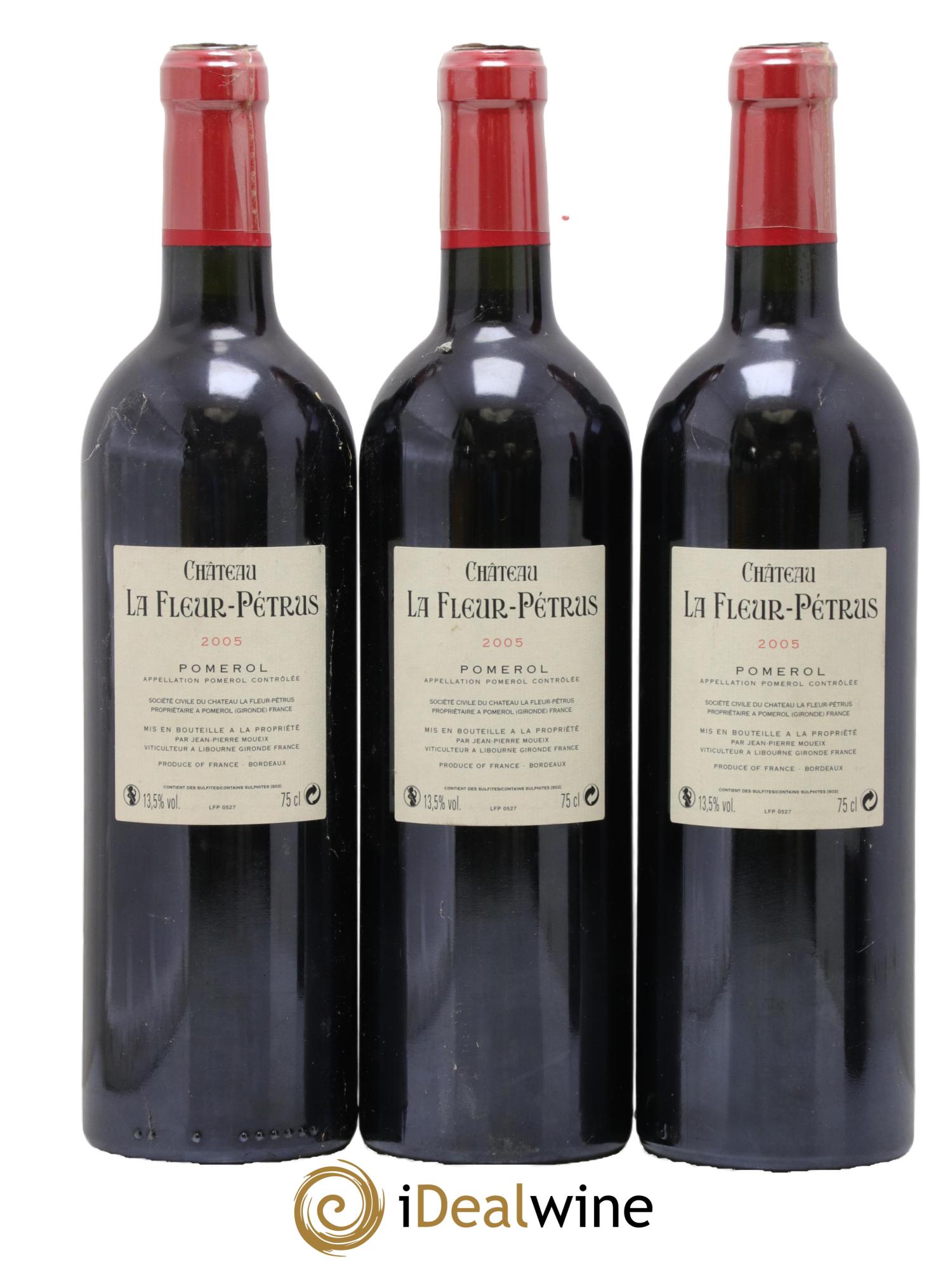 Château la Fleur Petrus 2005 - Lot de 3 bouteilles - 1