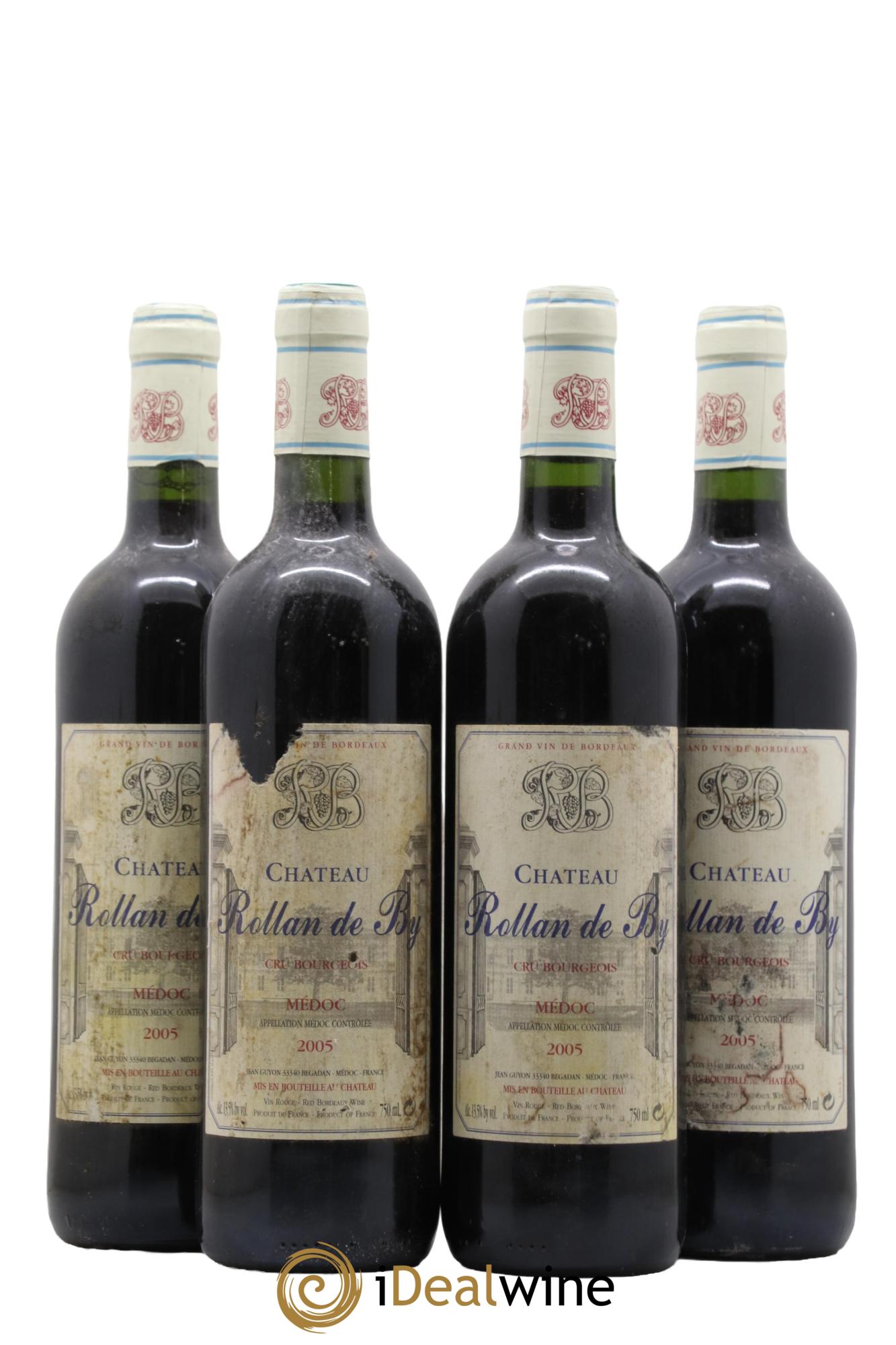 Château Rollan de By Cru Bourgeois 2005 - Posten von 4 Flaschen - 0
