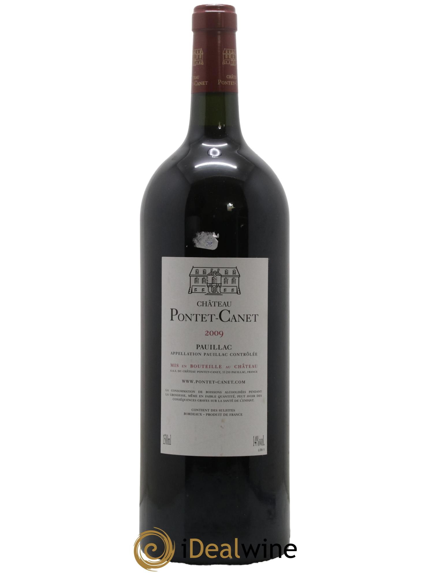 Château Pontet Canet 5ème Grand Cru Classé 2009 - Lot de 1 magnum - 1