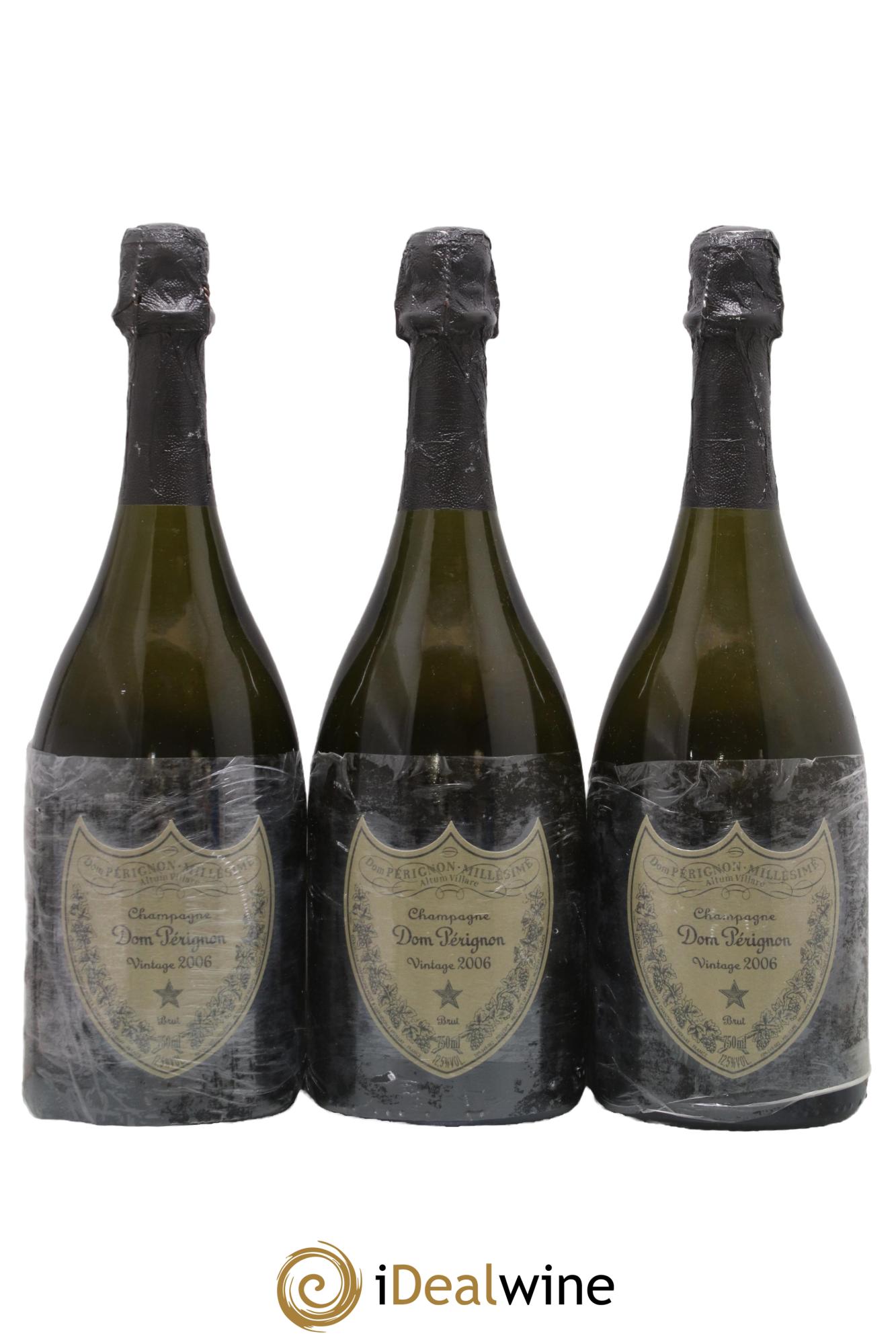 Brut Dom Pérignon 2006 - Lot de 3 bouteilles - 0