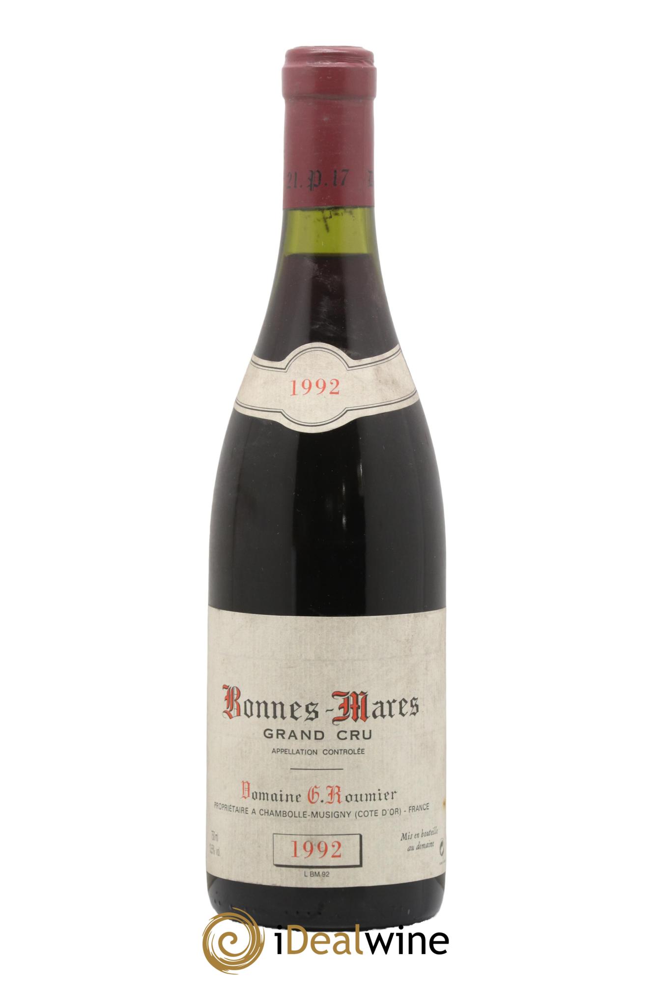 Bonnes-Mares Grand Cru Georges Roumier (Domaine) 1992 - Lot of 1 bottle - 0