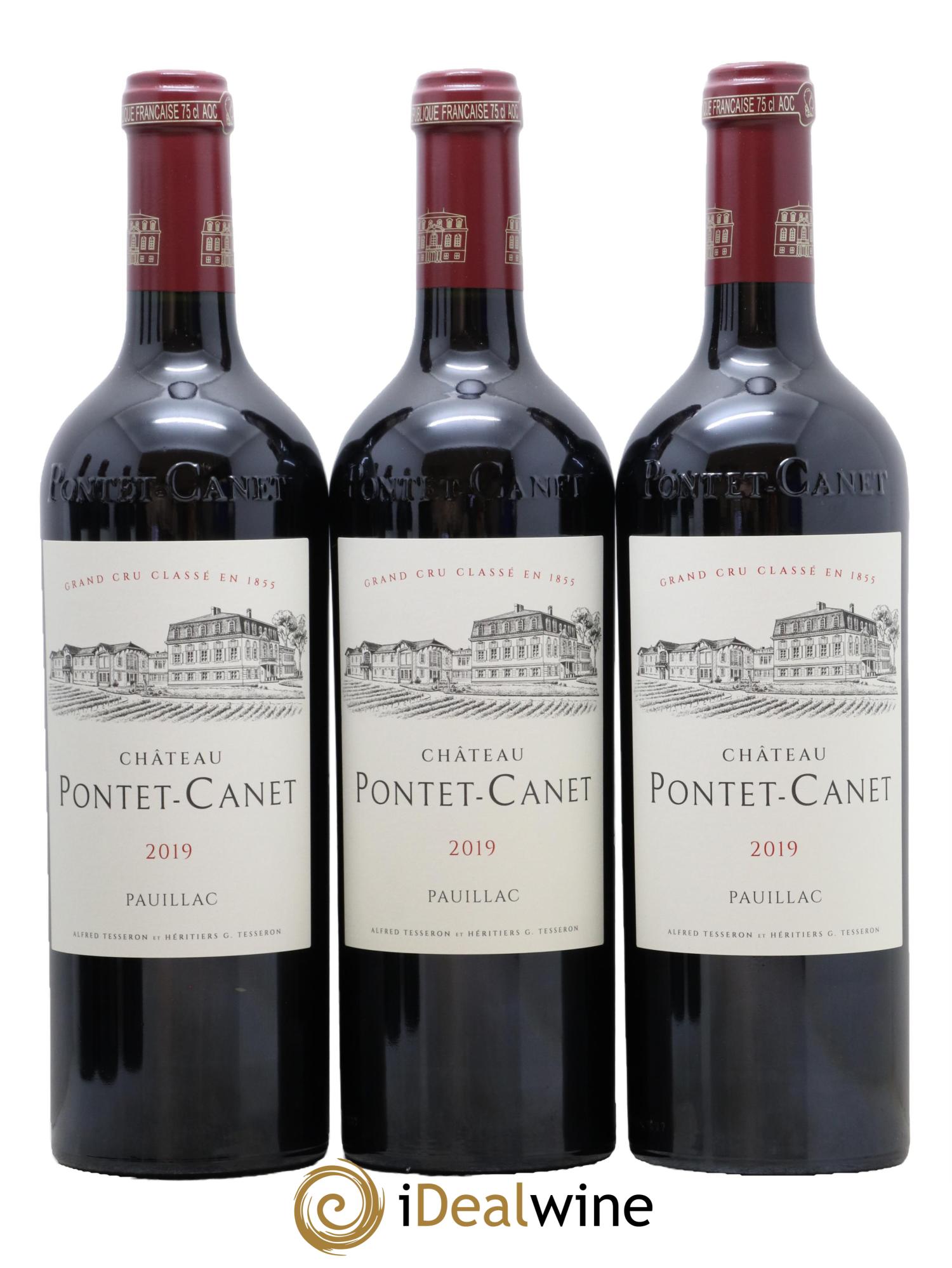 Château Pontet Canet 5ème Grand Cru Classé 2019 - Lot de 6 bouteilles - 2