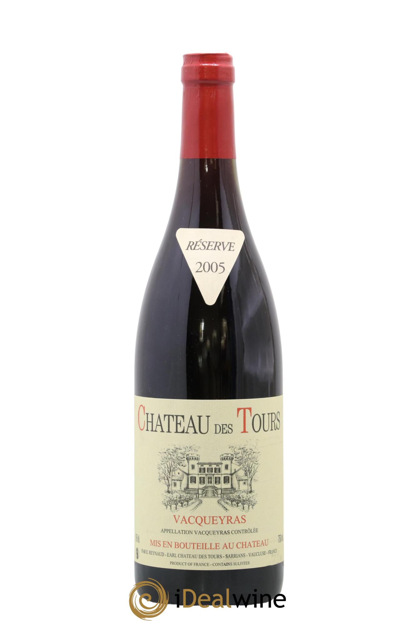 Vacqueyras Château des Tours Emmanuel Reynaud 2005 - Posten von 1 Flasche - 0