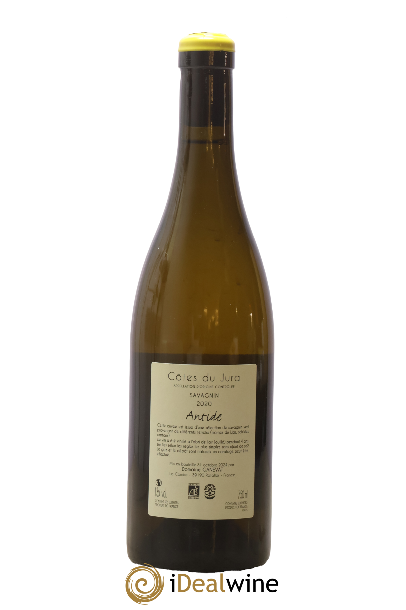 Côtes du Jura Savagnin Antide Jean-François Ganevat (Domaine) 2020 - Posten von 1 Flasche - 1