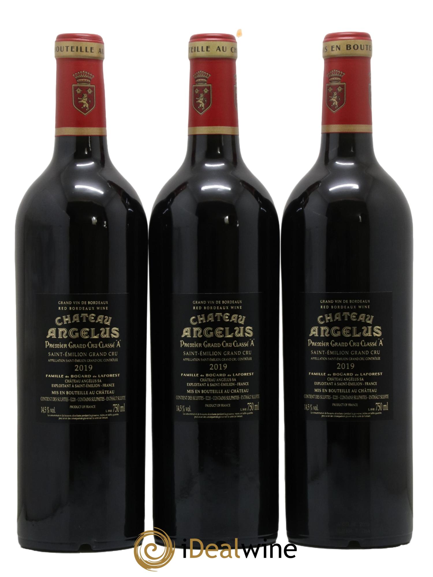 Château Angélus 1er Grand Cru Classé A 2019 - Lot de 6 bouteilles - 4