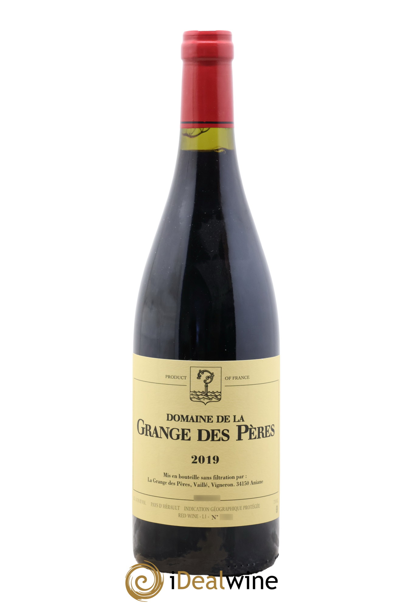 Pays d'Hérault Grange des Pères Laurent Vaillé 2019 - Lot of 1 bottle - 0