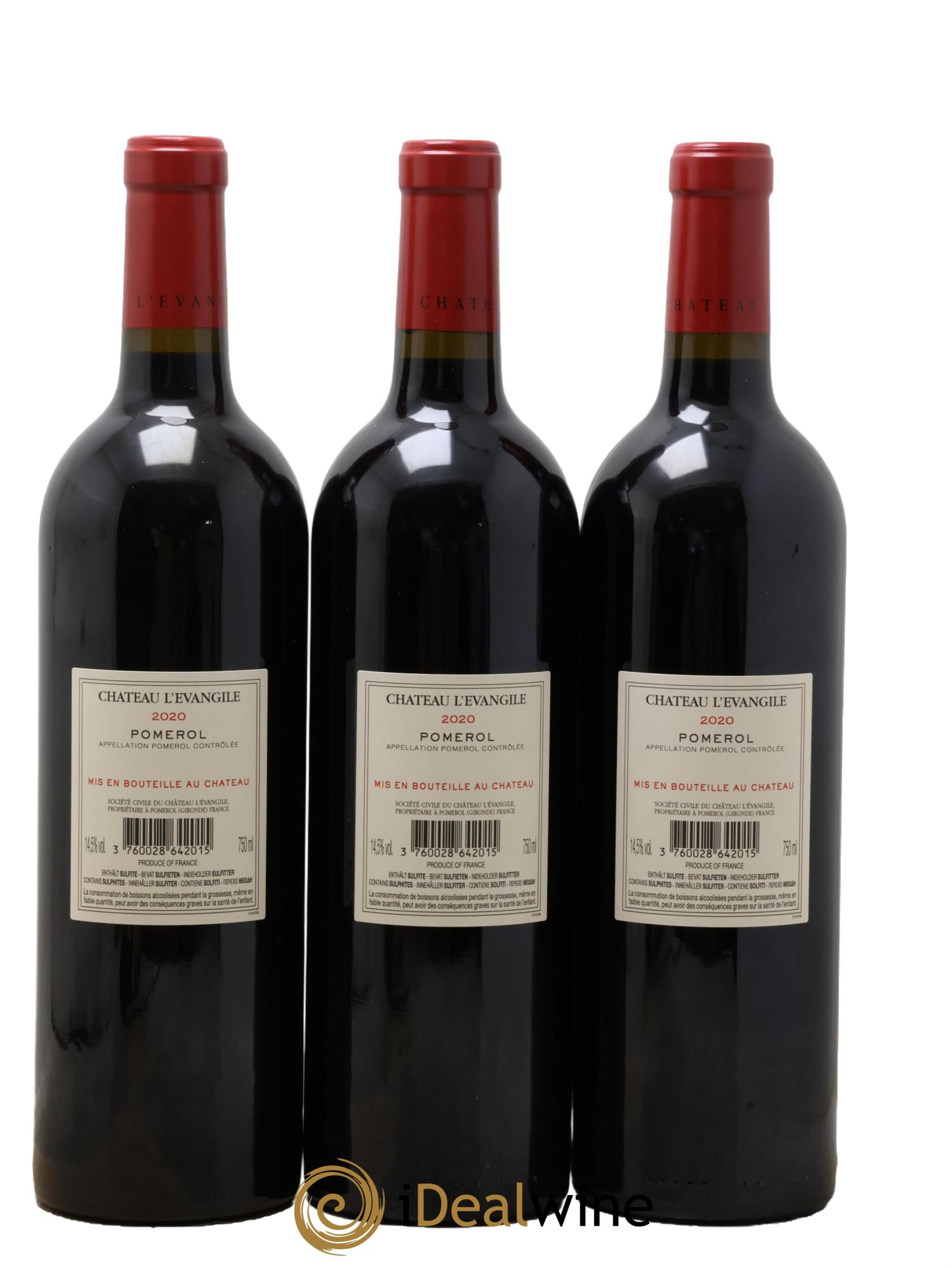 Château l' Évangile 2020 - Lot of 6 bottles - 2