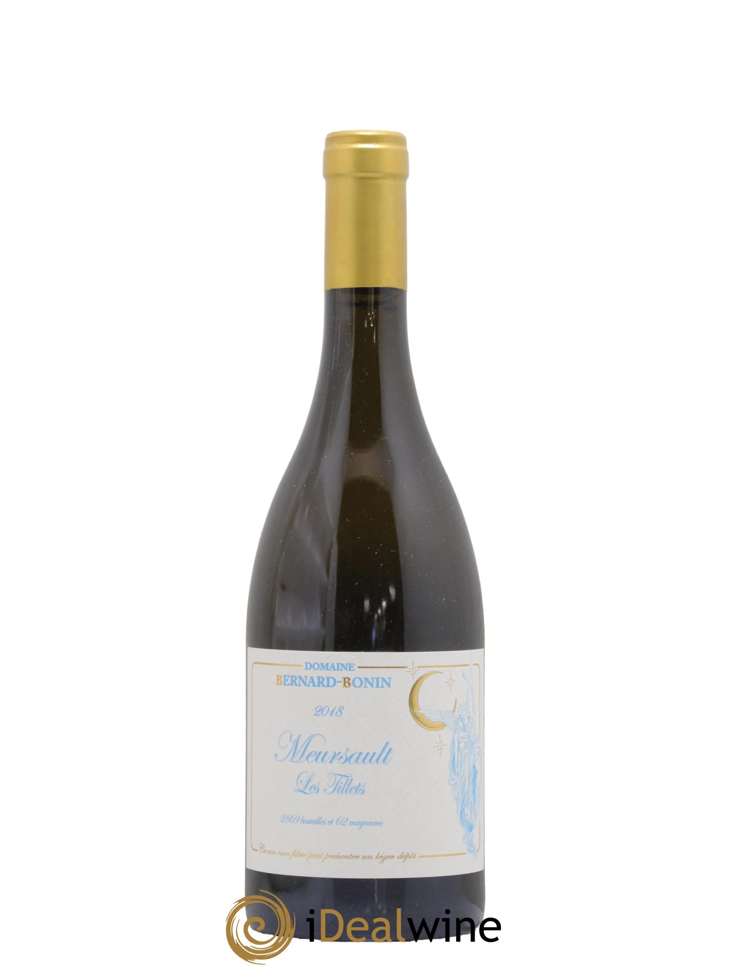 Meursault Les Tillets Bernard Bonin 2018 - Lot de 1 bouteille - 0