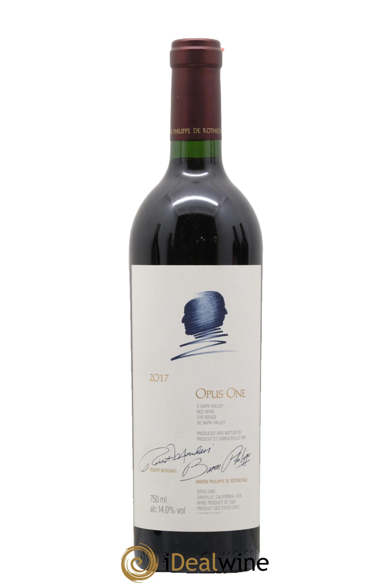 Napa Valley Opus One Robert Mondavi 2017 - Lot de 1 bouteille - 0