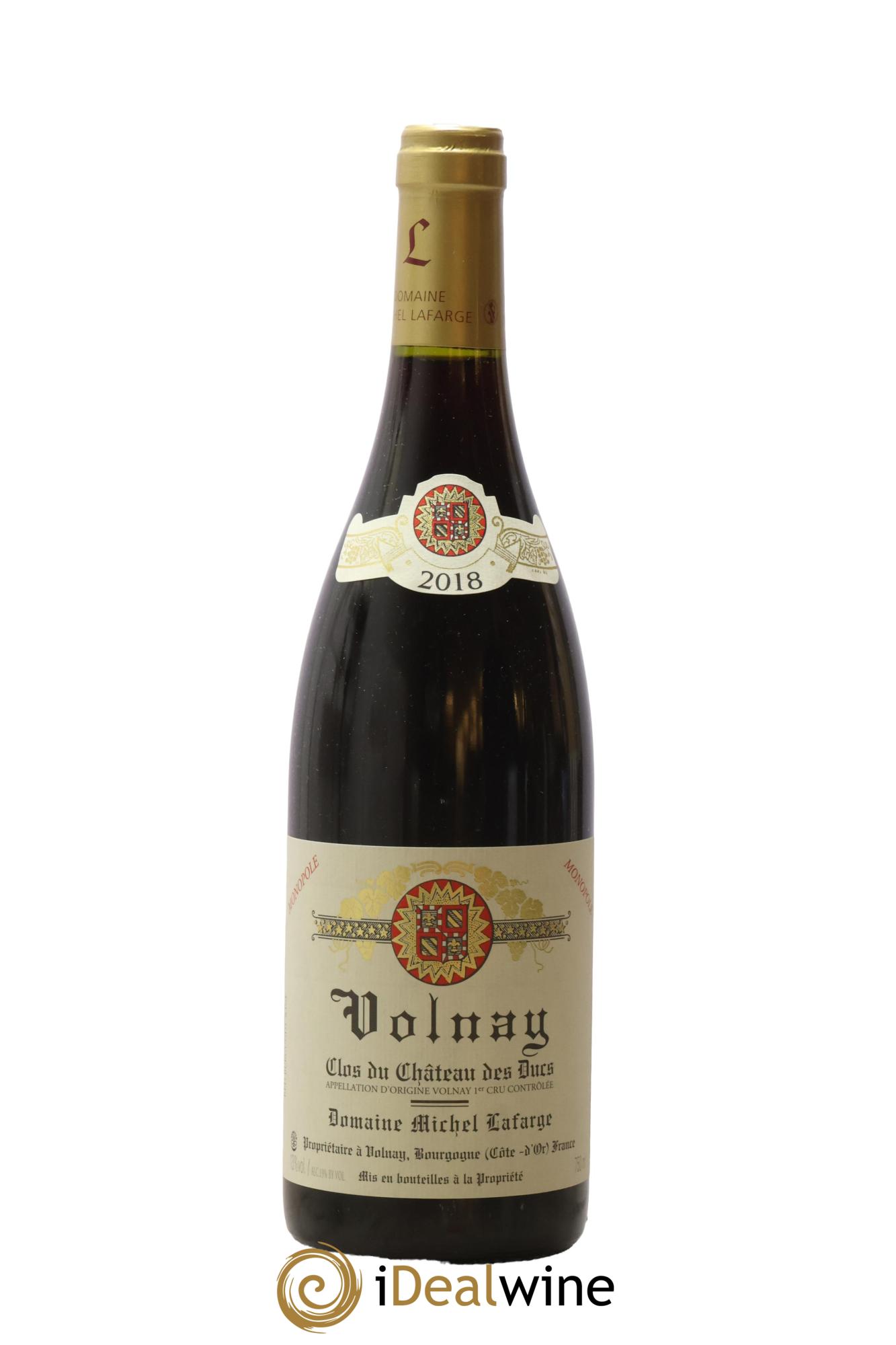 Volnay 1er Cru Clos du Château des Ducs Lafarge (Domaine) 2018 - Lot of 1 bottle - 0