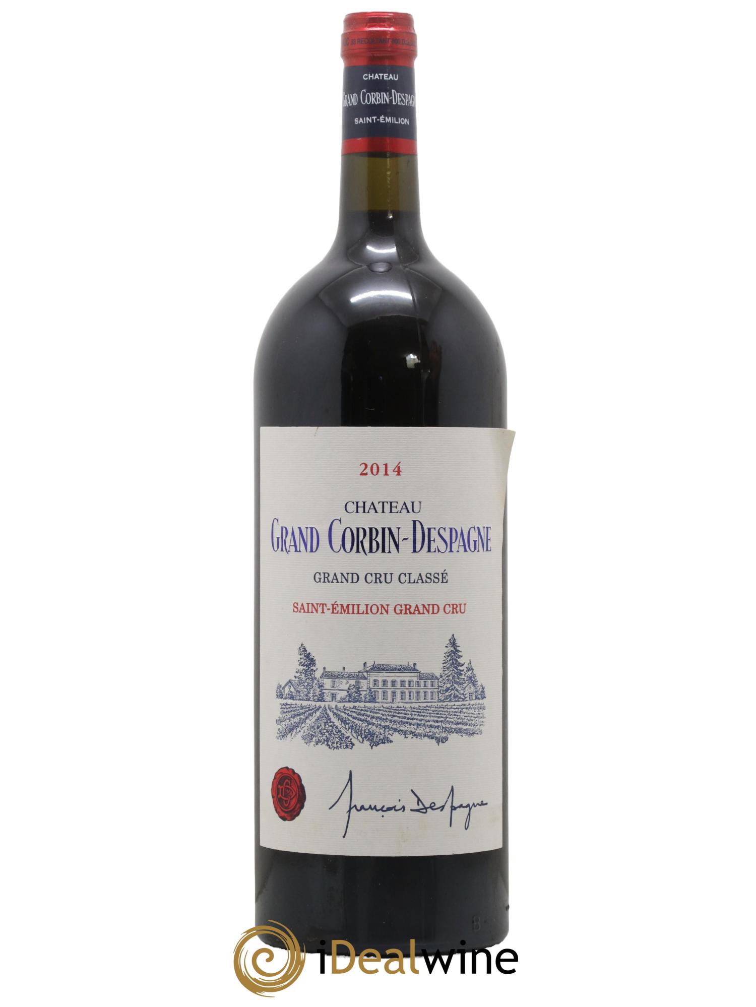 Château Grand Corbin Despagne Grand Cru Classé 2014 - Lot de 1 magnum - 0