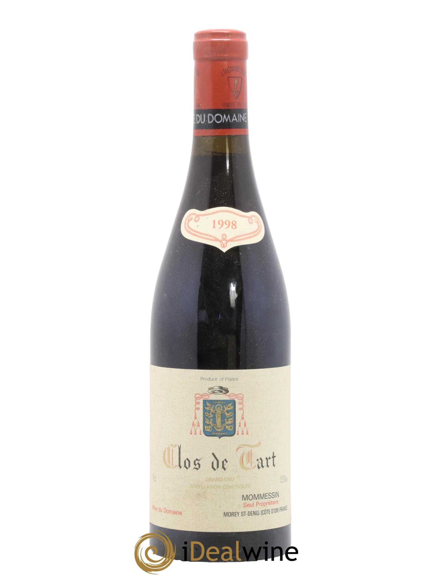 Clos de Tart Grand Cru Clos de Tart 1998 - Lot de 1 bouteille - 0