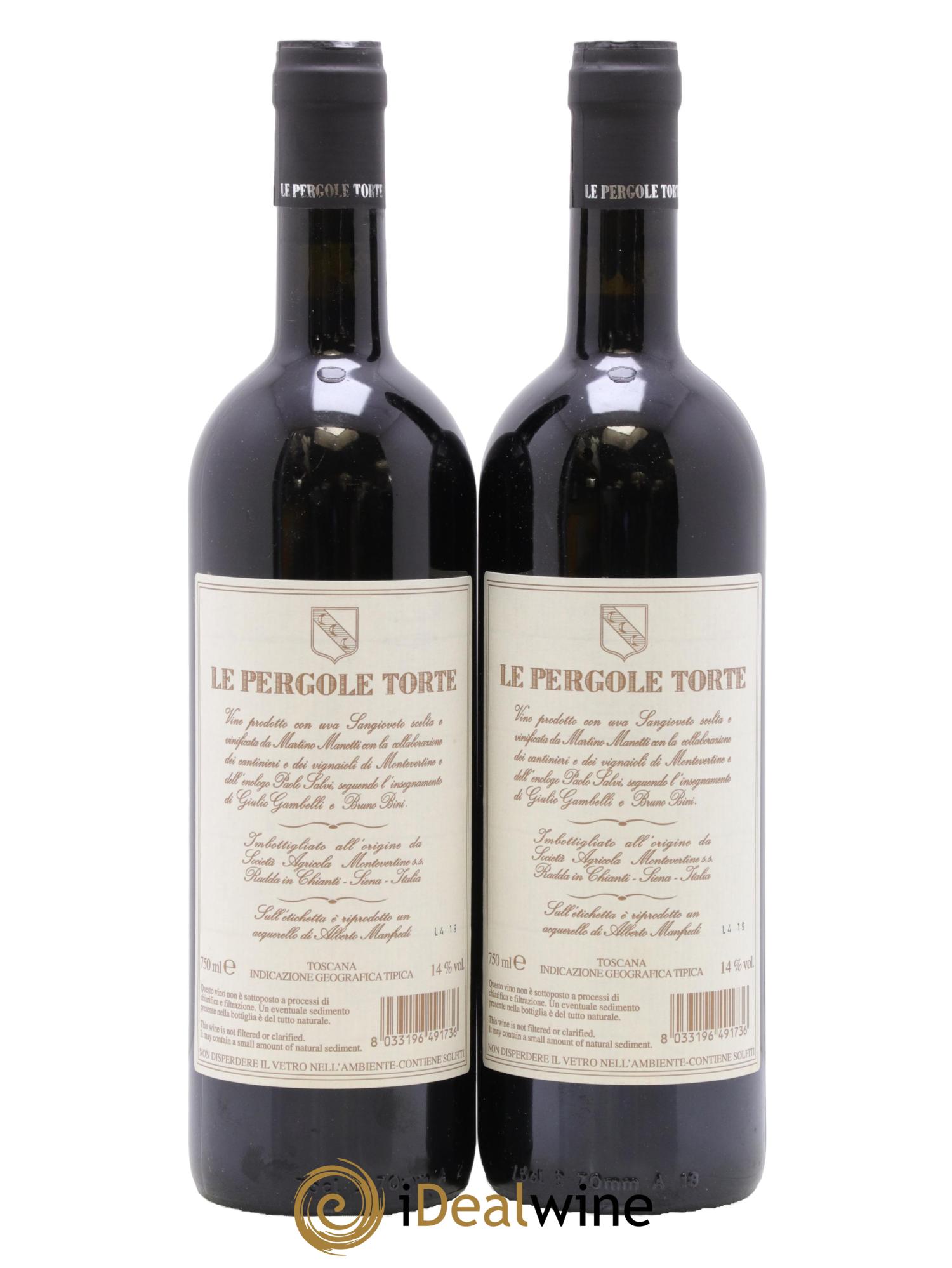 Toscana IGT Montevertine Le Pergole Torte Famille Manetti 2016 - Posten von 2 Flaschen - 1