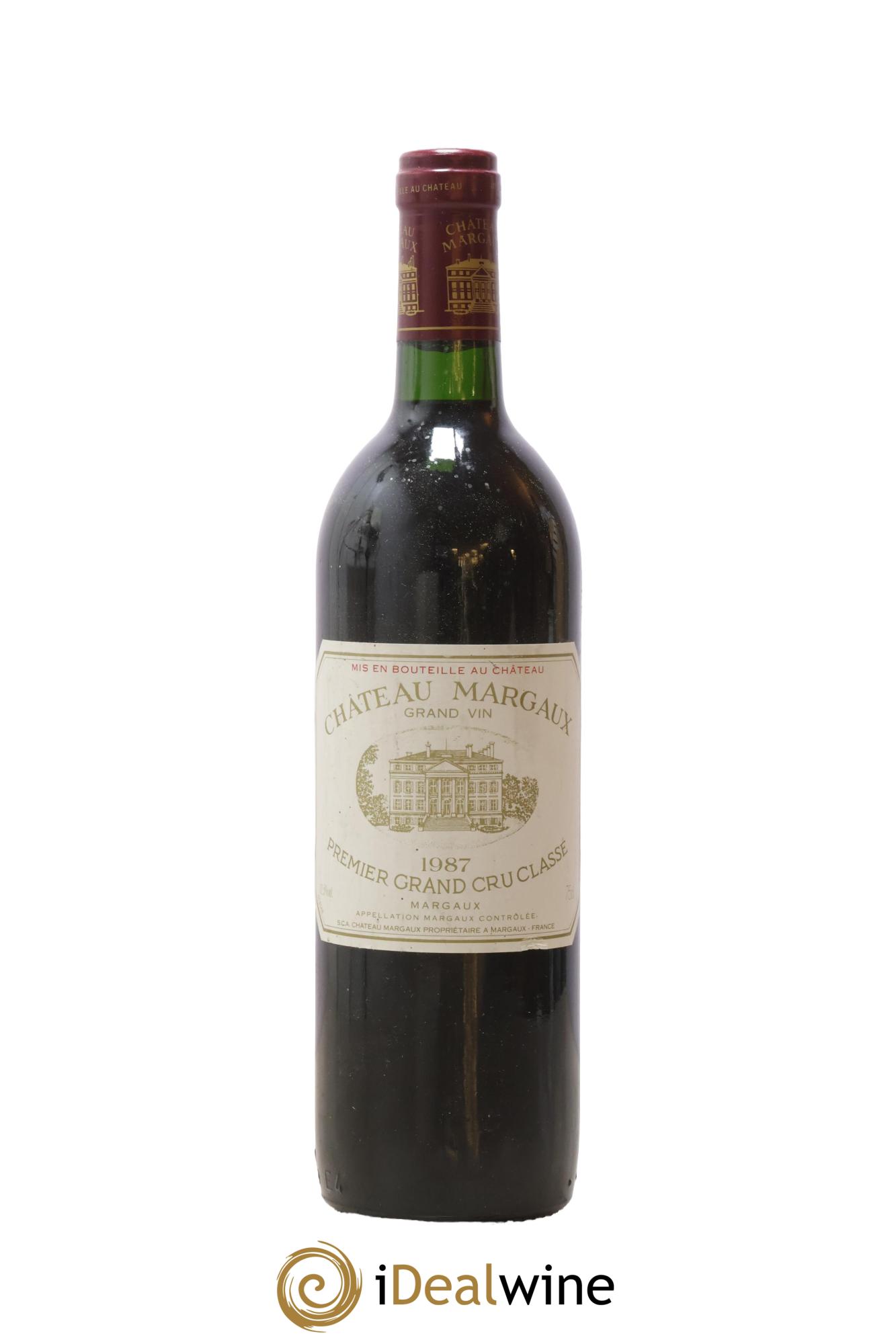 Château Margaux 1er Grand Cru Classé 1987 - Lot de 1 bouteille - 0