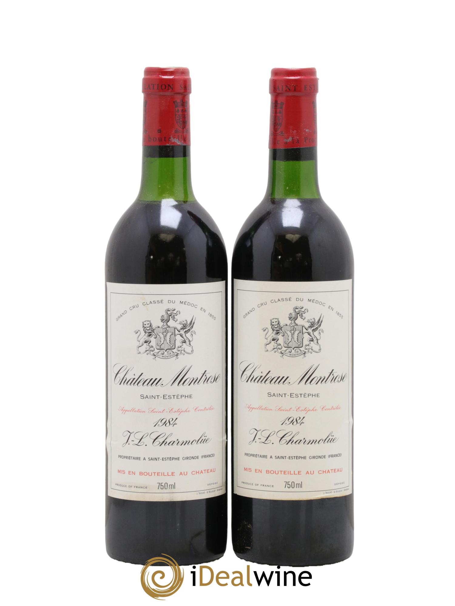 Château Montrose 2ème Grand Cru Classé 1984 - Lot de 2 bouteilles - 0