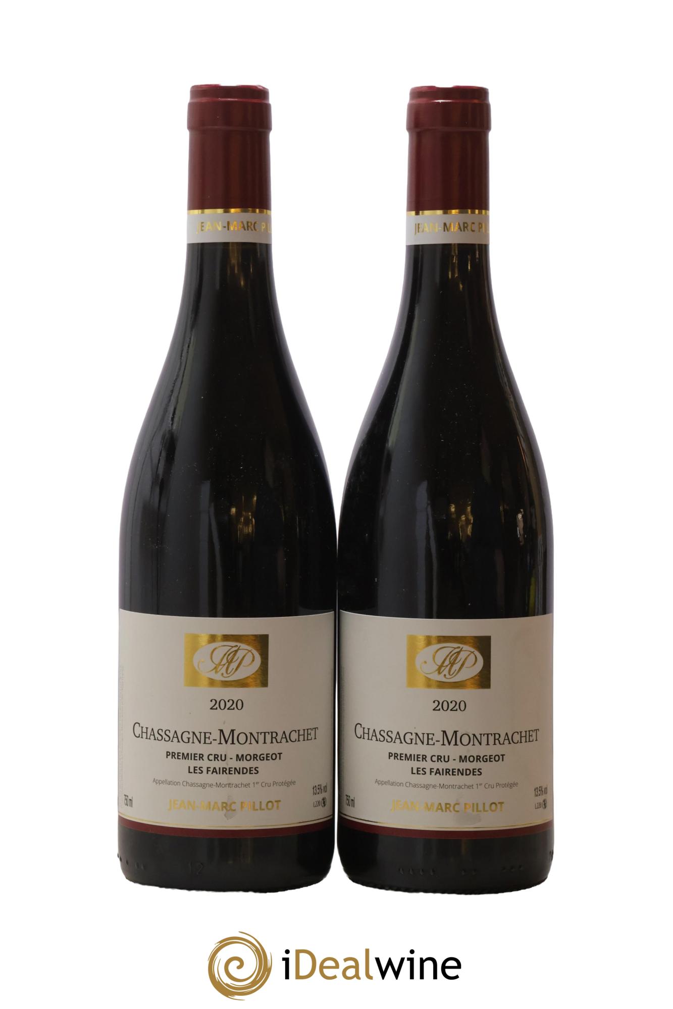 Chassagne-Montrachet 1er Cru Morgeot Les Fairendes Jean-Marc Pillot 2020 - Lot de 2 bouteilles - 0