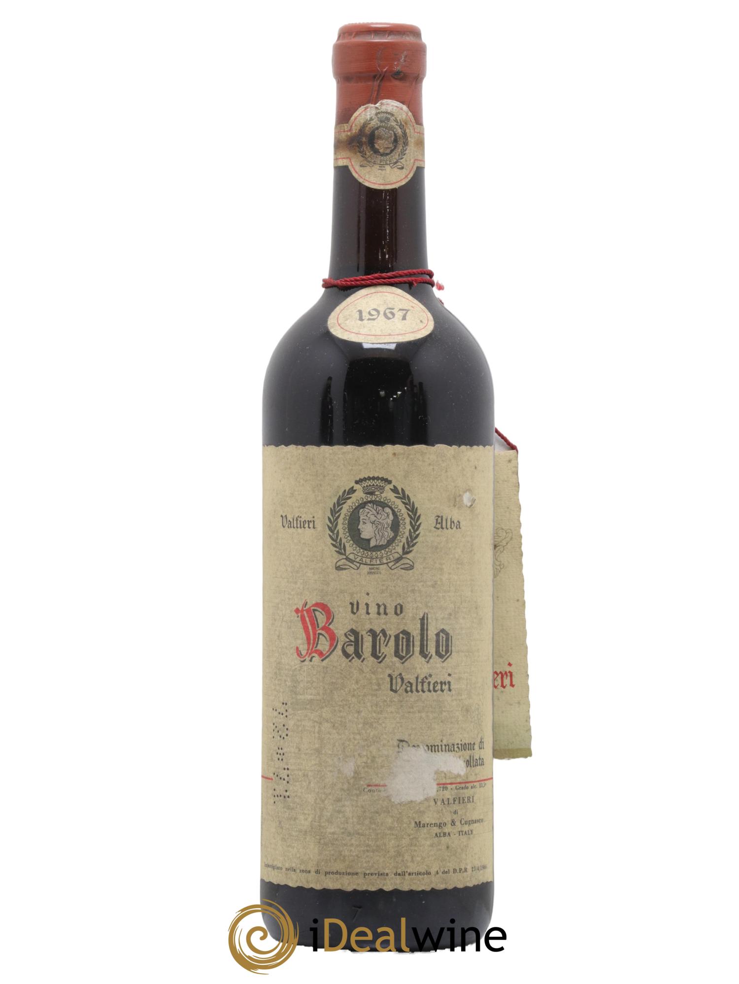 Barolo Valfieri 1967 - Lot de 1 bouteille - 0