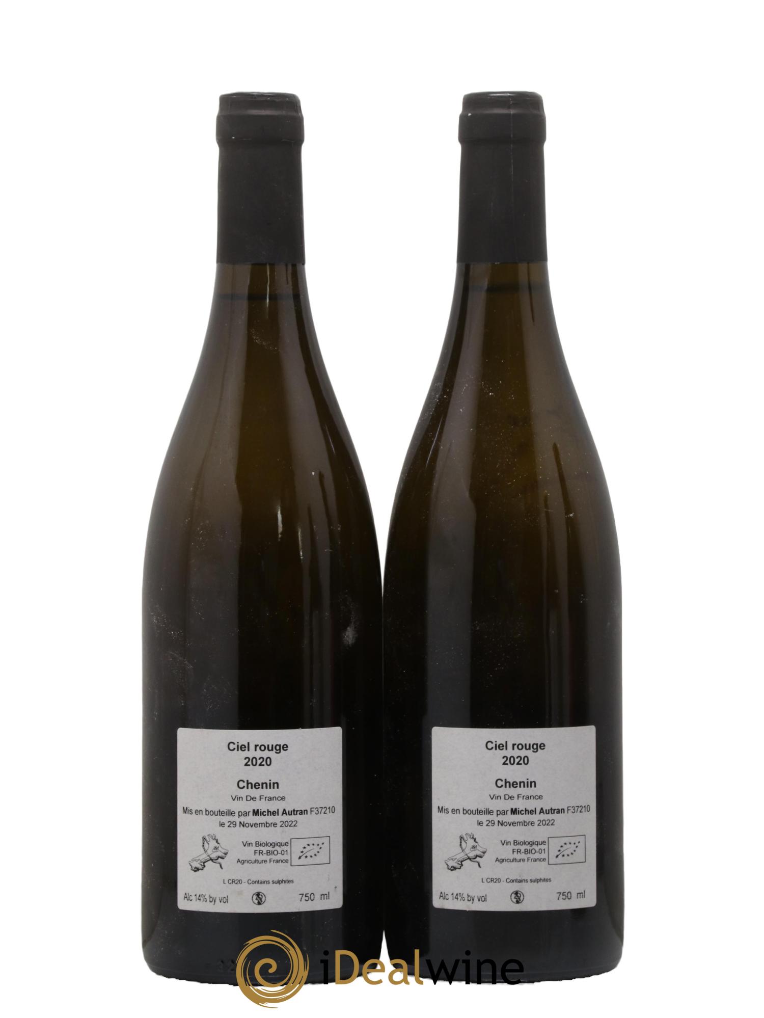 Vin de France Ciel Rouge Michel Autran 2020 - Lot de 2 bouteilles - 1
