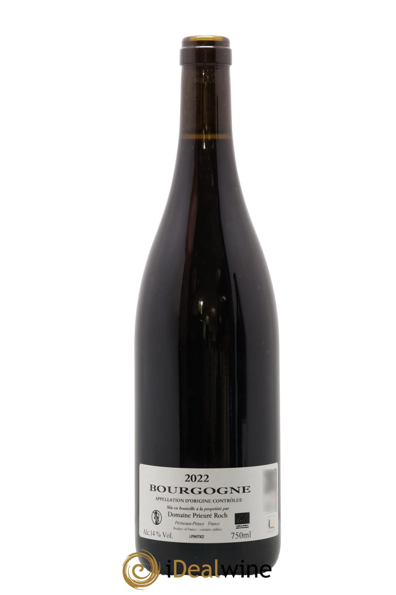 Bourgogne Pinoterie Prieuré Roch 2022 - Lot de 1 bouteille - 1