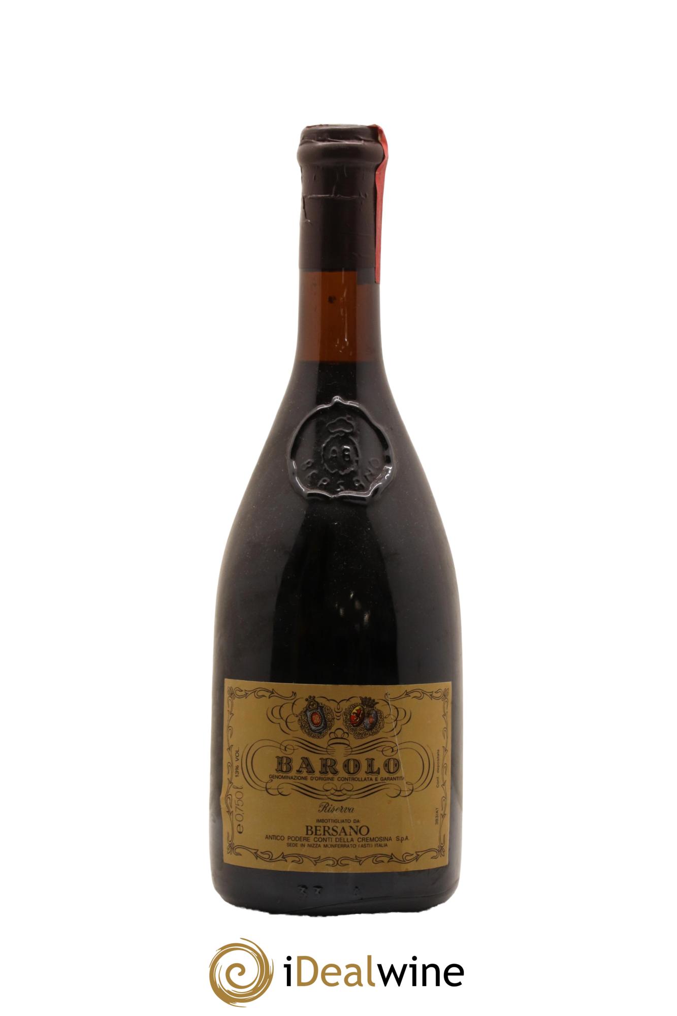 Barolo Riserva Bersano 1981 - Posten von 1 Flasche - 0