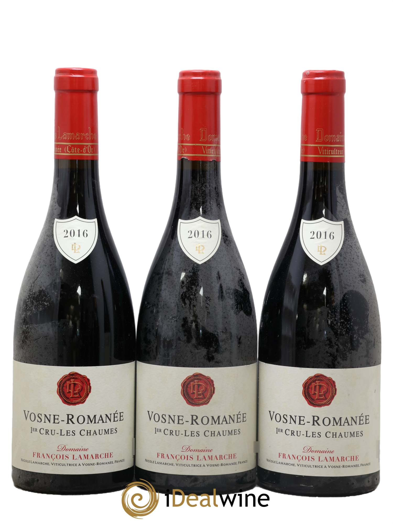 Vosne-Romanée 1er Cru Les Chaumes Lamarche (Domaine) 2016 - Lot de 3 bouteilles - 0