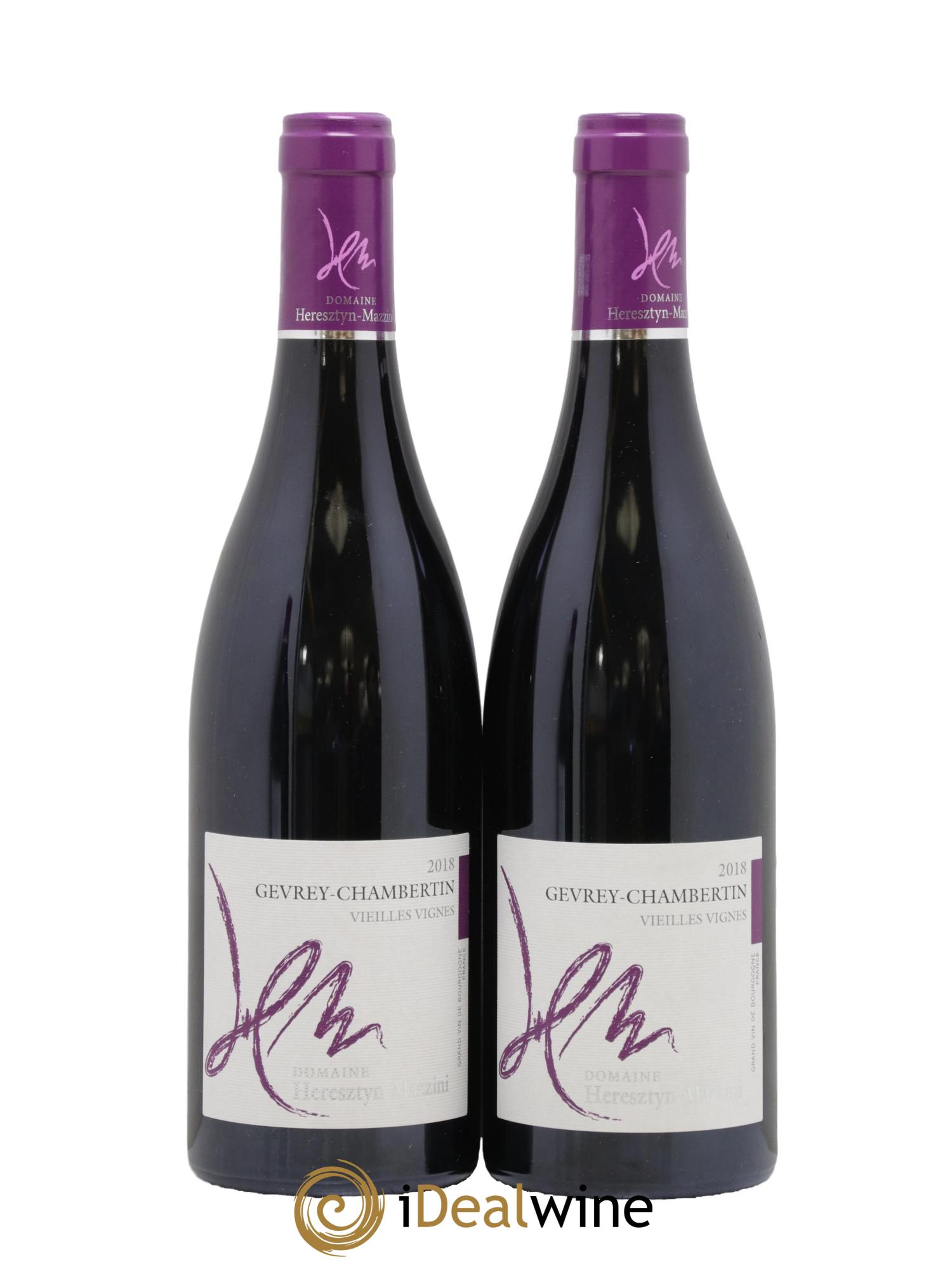 Gevrey-Chambertin Vieilles Vignes Heresztyn-Mazzini 2018 - Lot de 2 bouteilles - 0
