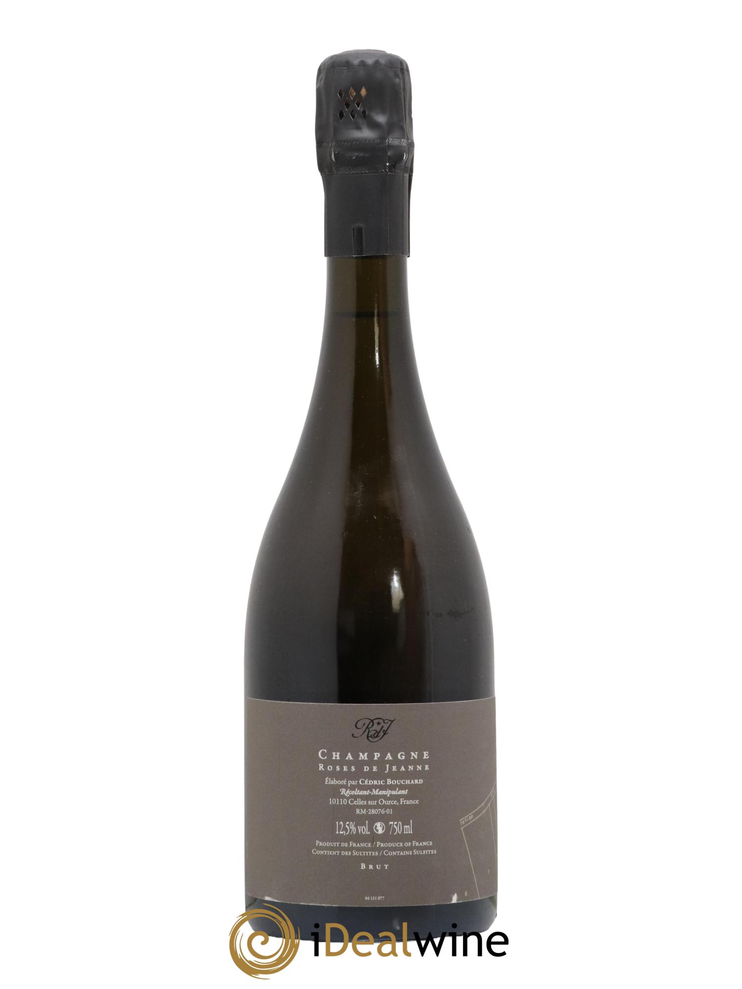 Roses de Jeanne Côte de Val Vilaine Blanc de Noirs Cédric Bouchard 2021 - Lot of 1 bottle - 1