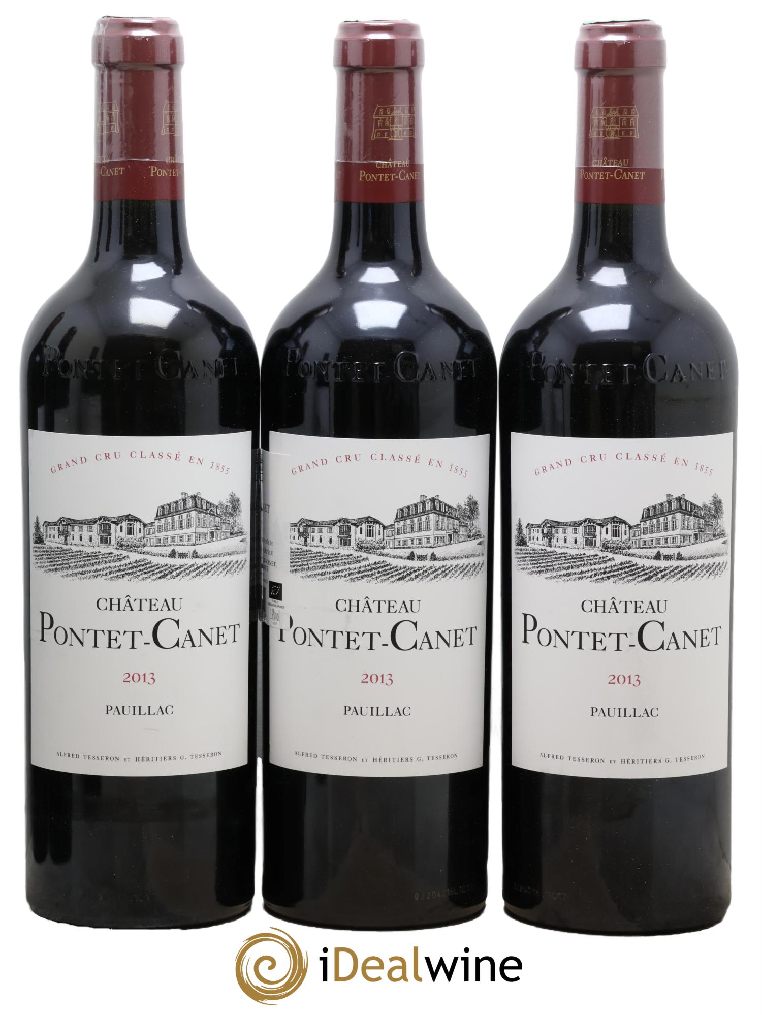 Château Pontet Canet 5ème Grand Cru Classé  2013 - Lot de 6 bouteilles - 1