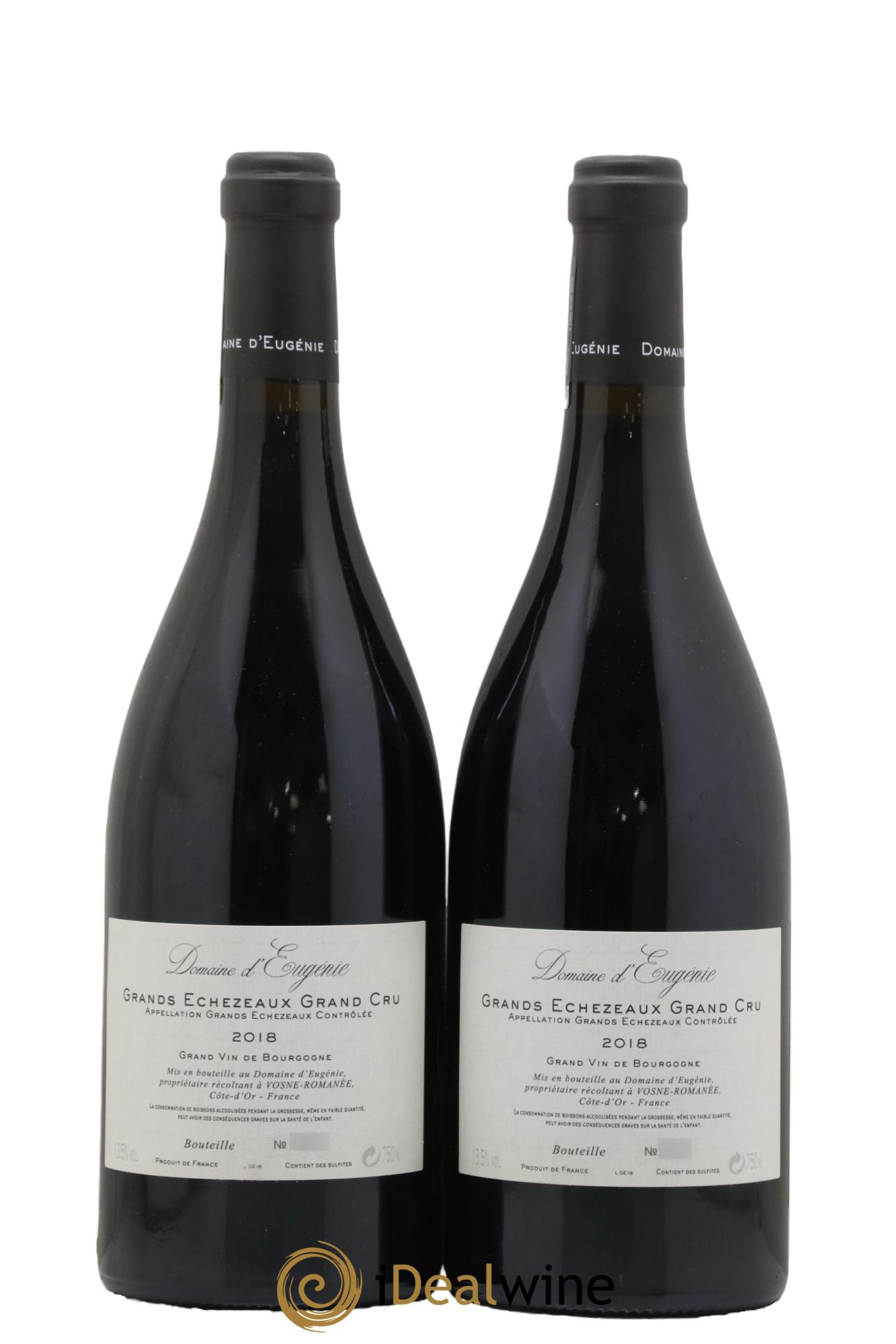 Grands-Echezeaux Grand Cru Domaine René Engel - Domaine Eugénie 2018 - Lot de 2 bouteilles - 1