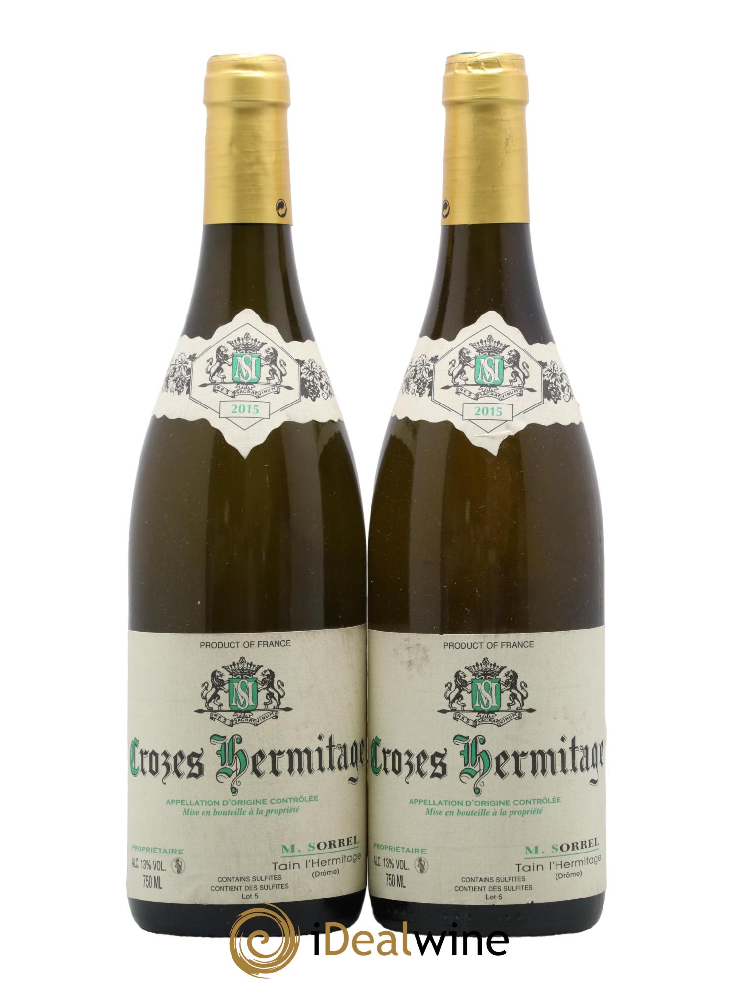 Crozes-Hermitage Marc Sorrel 2015 - Lot de 2 bouteilles - 0