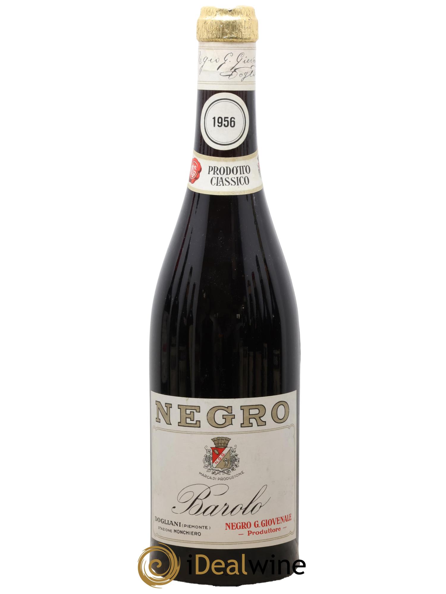 Barolo Negro 1956 - Posten von 1 Flasche - 0