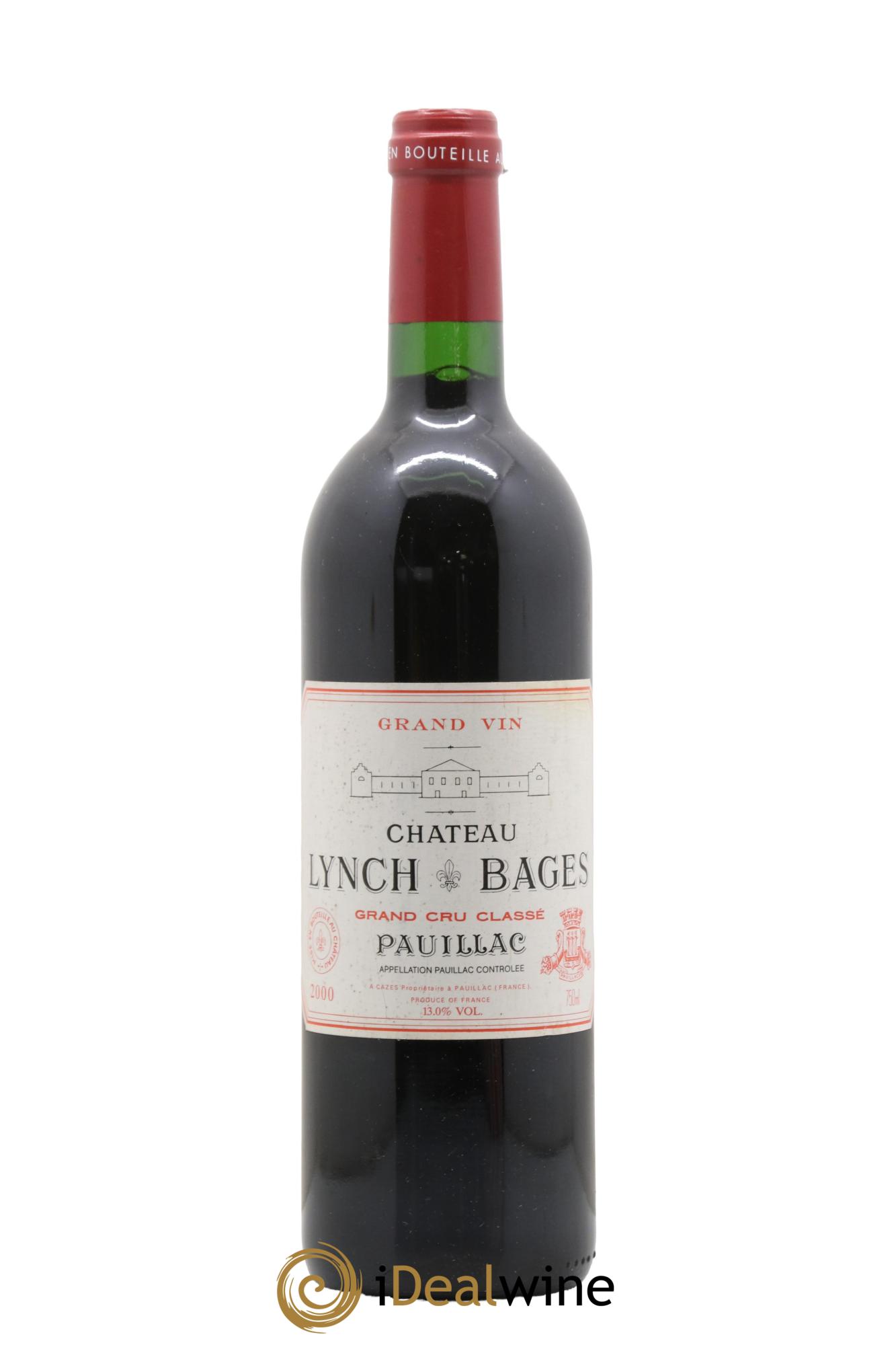 Château Lynch Bages 5ème Grand Cru Classé 2000 - Posten von 1 Flasche - 0