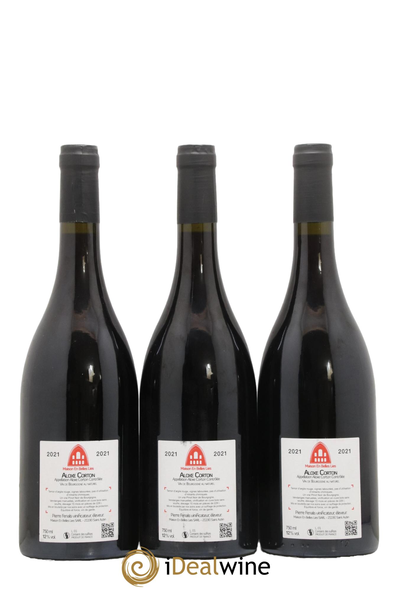 Aloxe-Corton Maison En Belles Lies  2021 - Lotto di 3 bottiglie - 1