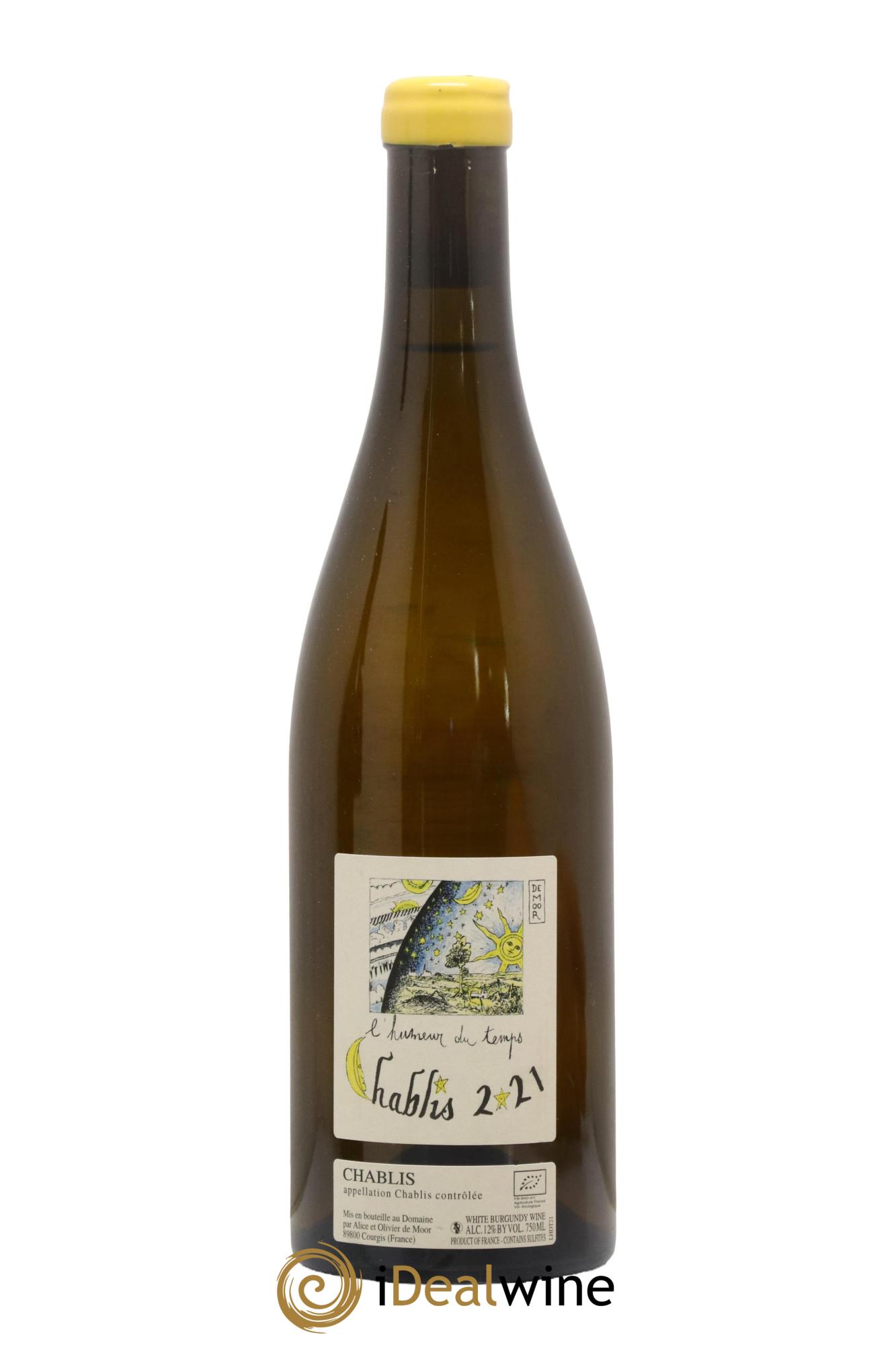 Chablis L'Humeur du Temps Alice et Olivier De Moor 2021 - Lot of 1 bottle - 0