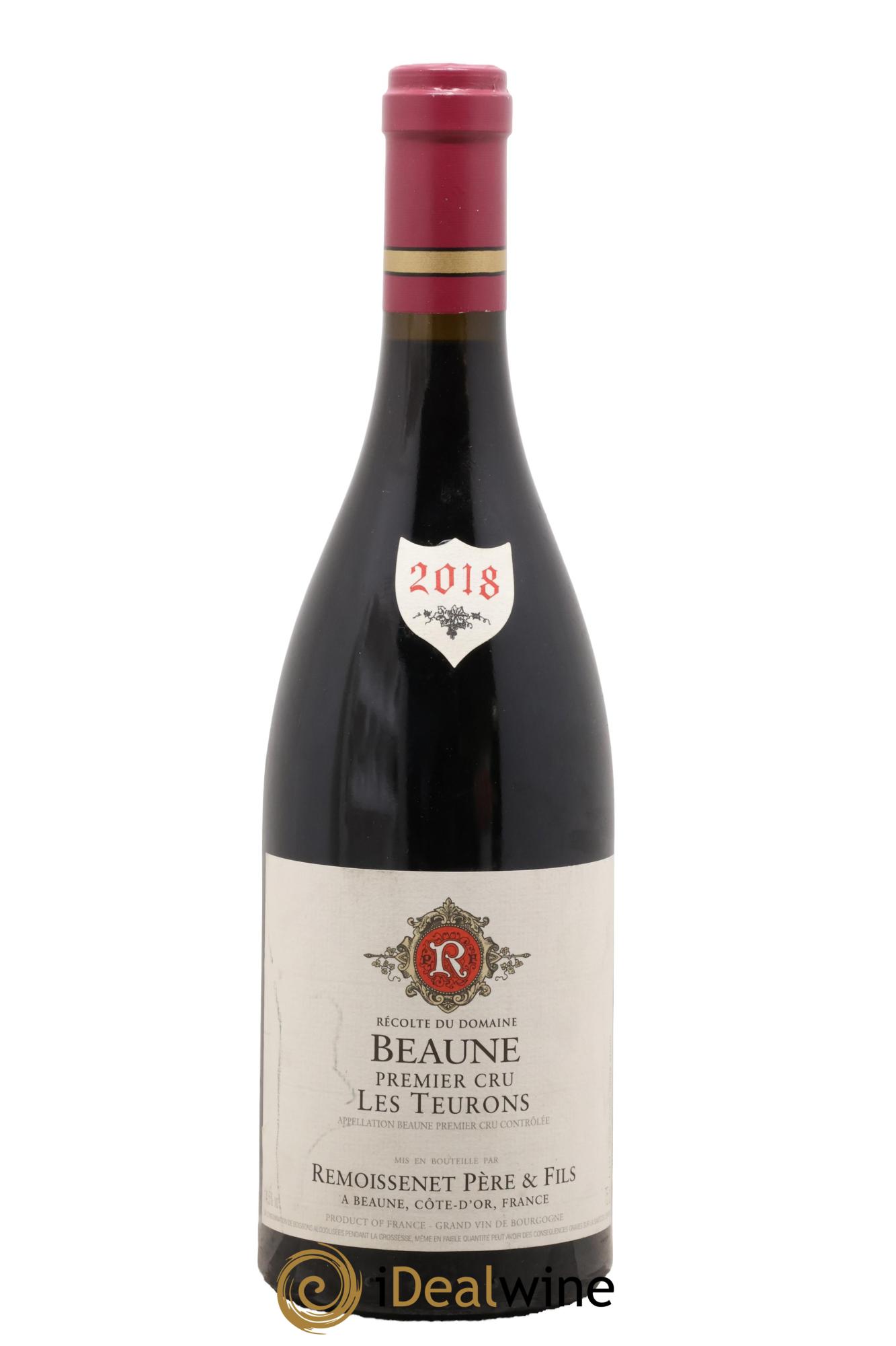 Beaune 1er Cru Les Teurons Remoissenet Père et Fils 2018 - Lot de 1 bouteille - 0