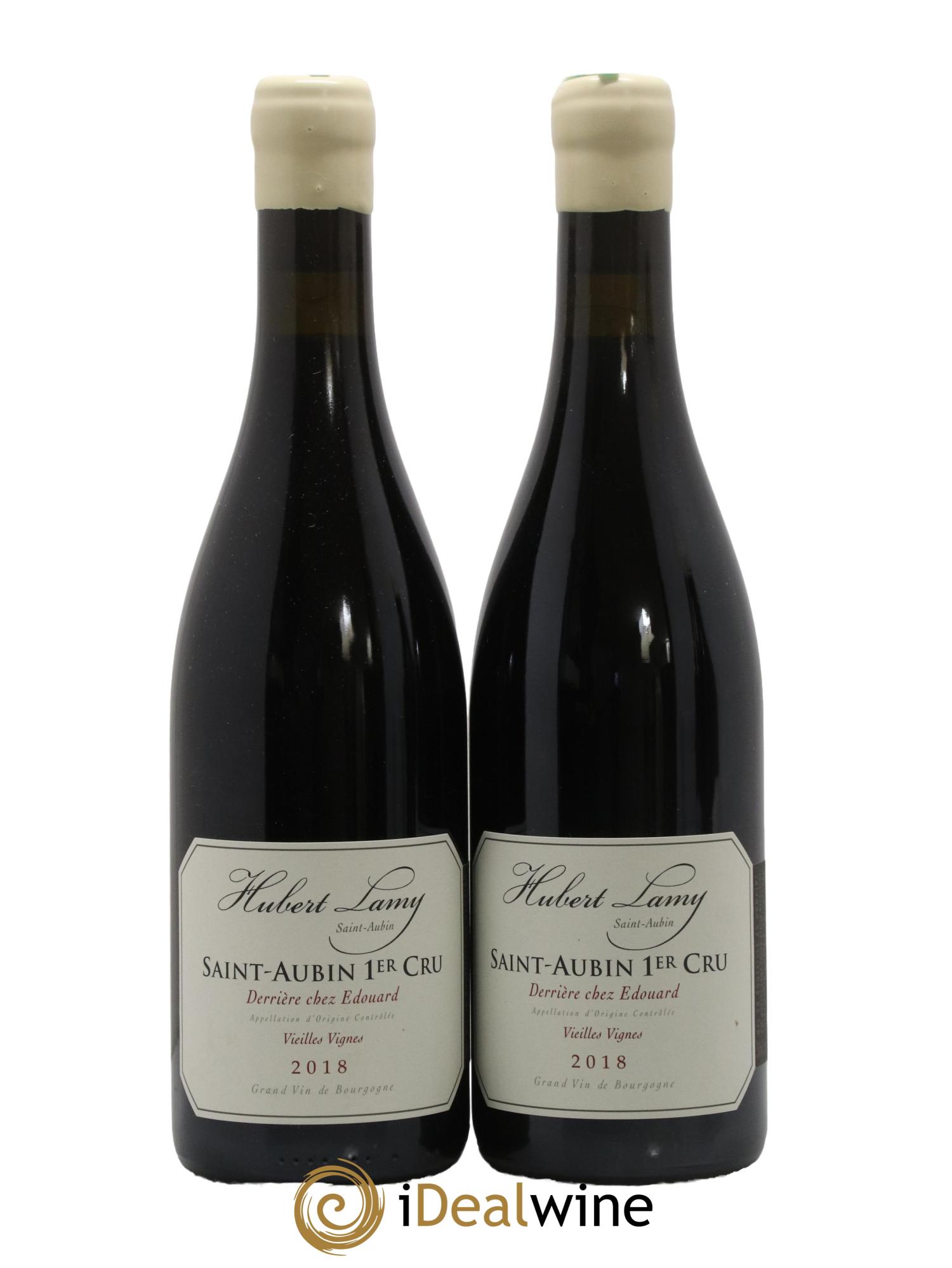 Saint-Aubin 1er Cru Derrière chez Edouard Vieilles Vignes Hubert Lamy 2018 - Lot de 2 bouteilles - 0