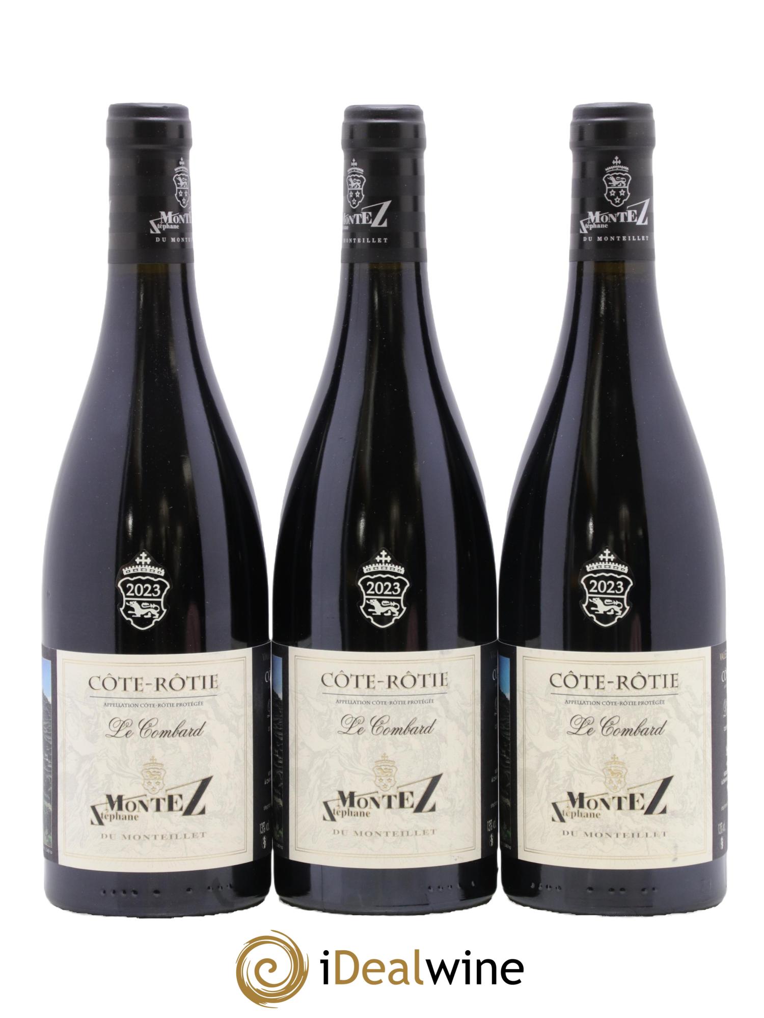 Côte-Rôtie Le Combard Monteillet (Domaine du) - Stéphane Montez 2023 - Lot de 3 bouteilles - 0