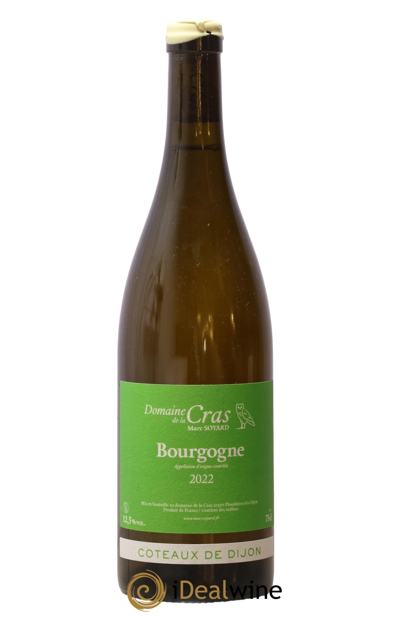 Coteaux de Dijon Domaine de la Cras - Marc Soyard 2022 - Posten von 1 Flasche - 0