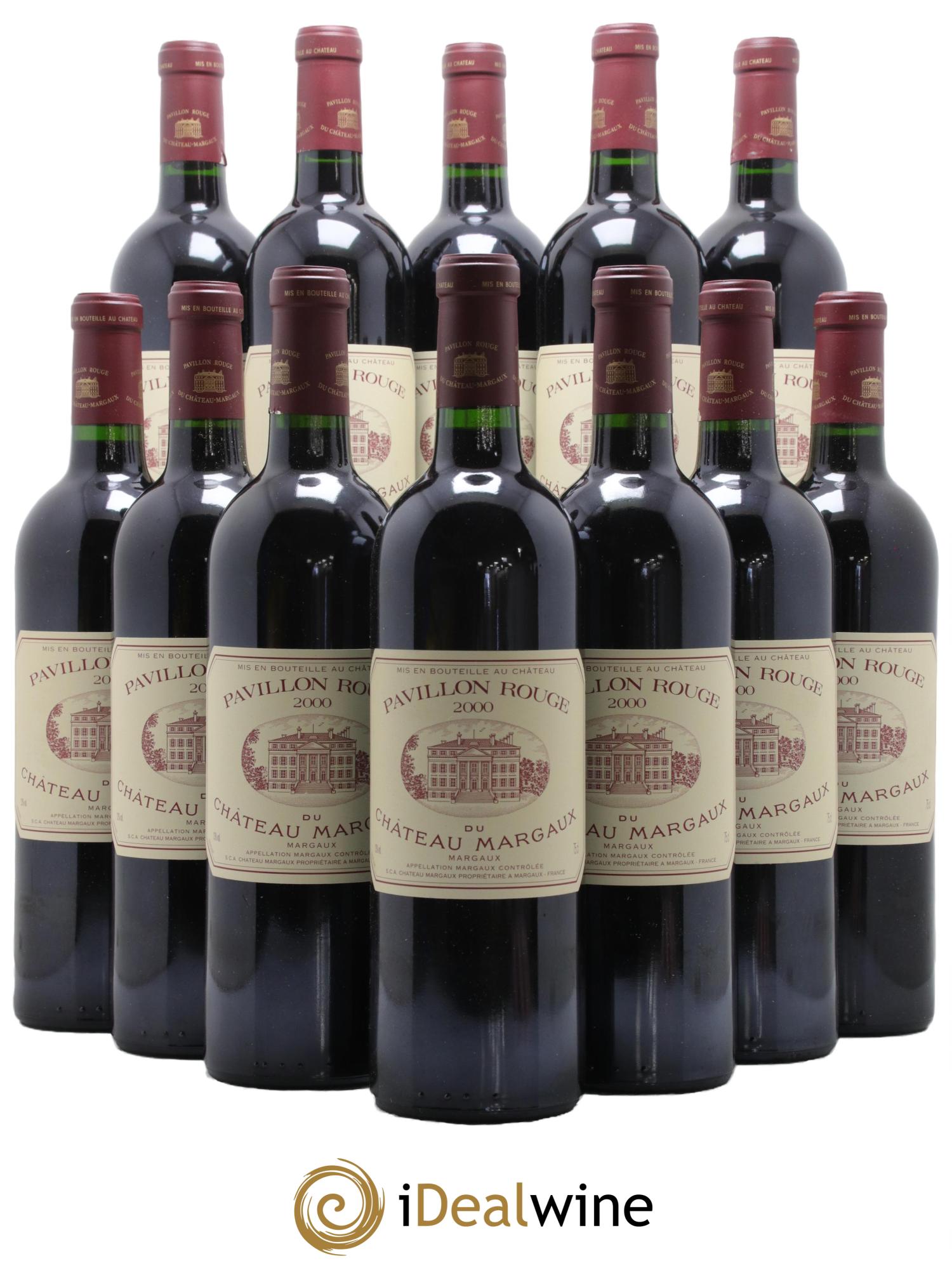 Pavillon Rouge du Château Margaux Second Vin 2000 - Lot de 12 bouteilles - 0