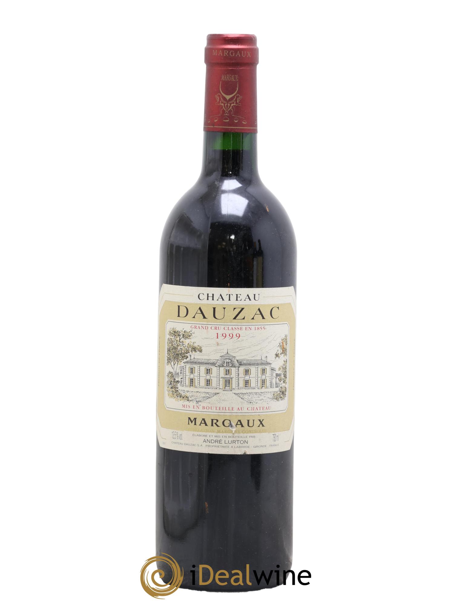 Château Dauzac 5ème Grand Cru Classé 1999 - Lot de 1 bouteille - 0