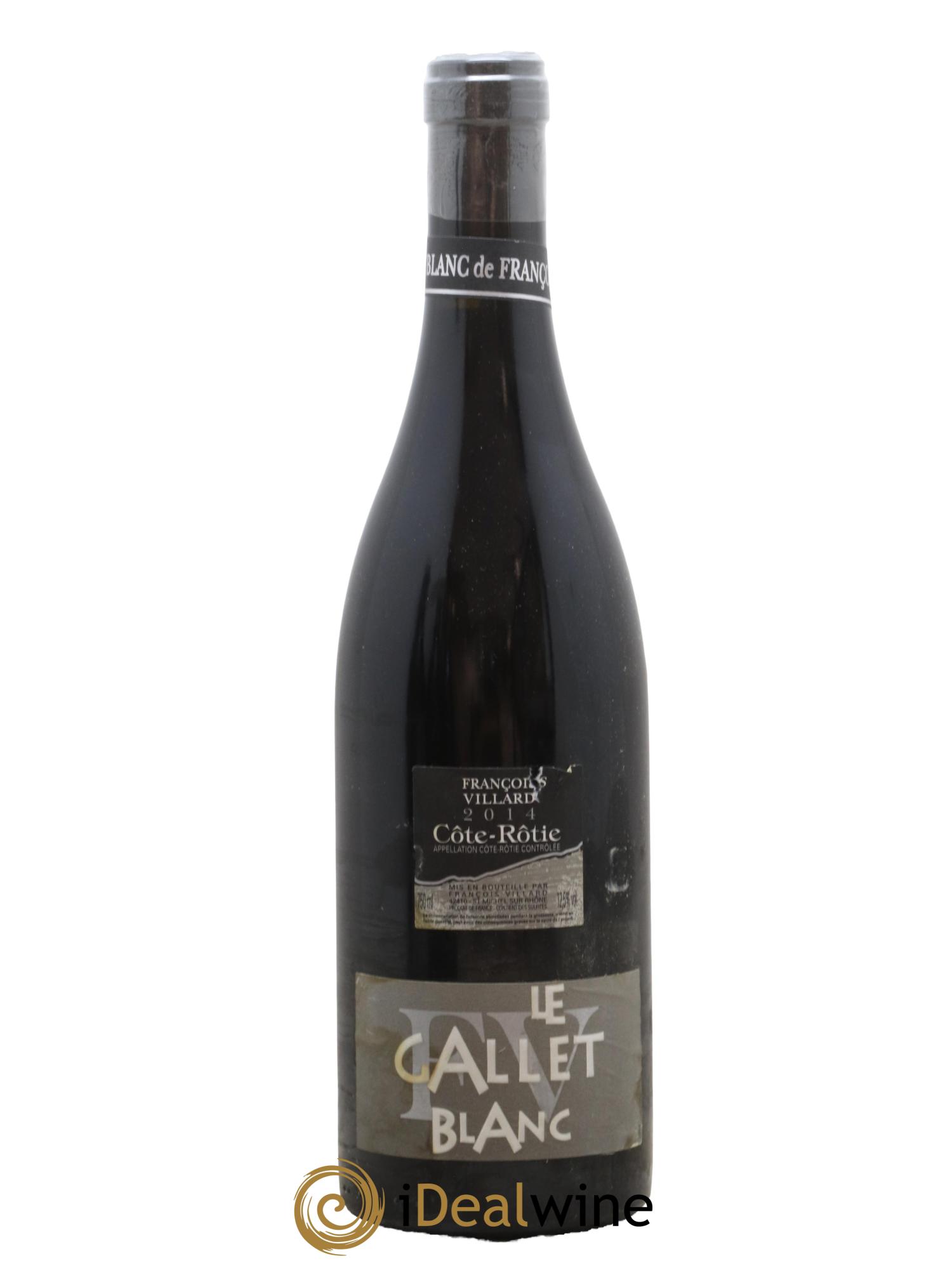 Côte-Rôtie Le Gallet Blanc François Villard 2014 - Lot de 1 bouteille - 0