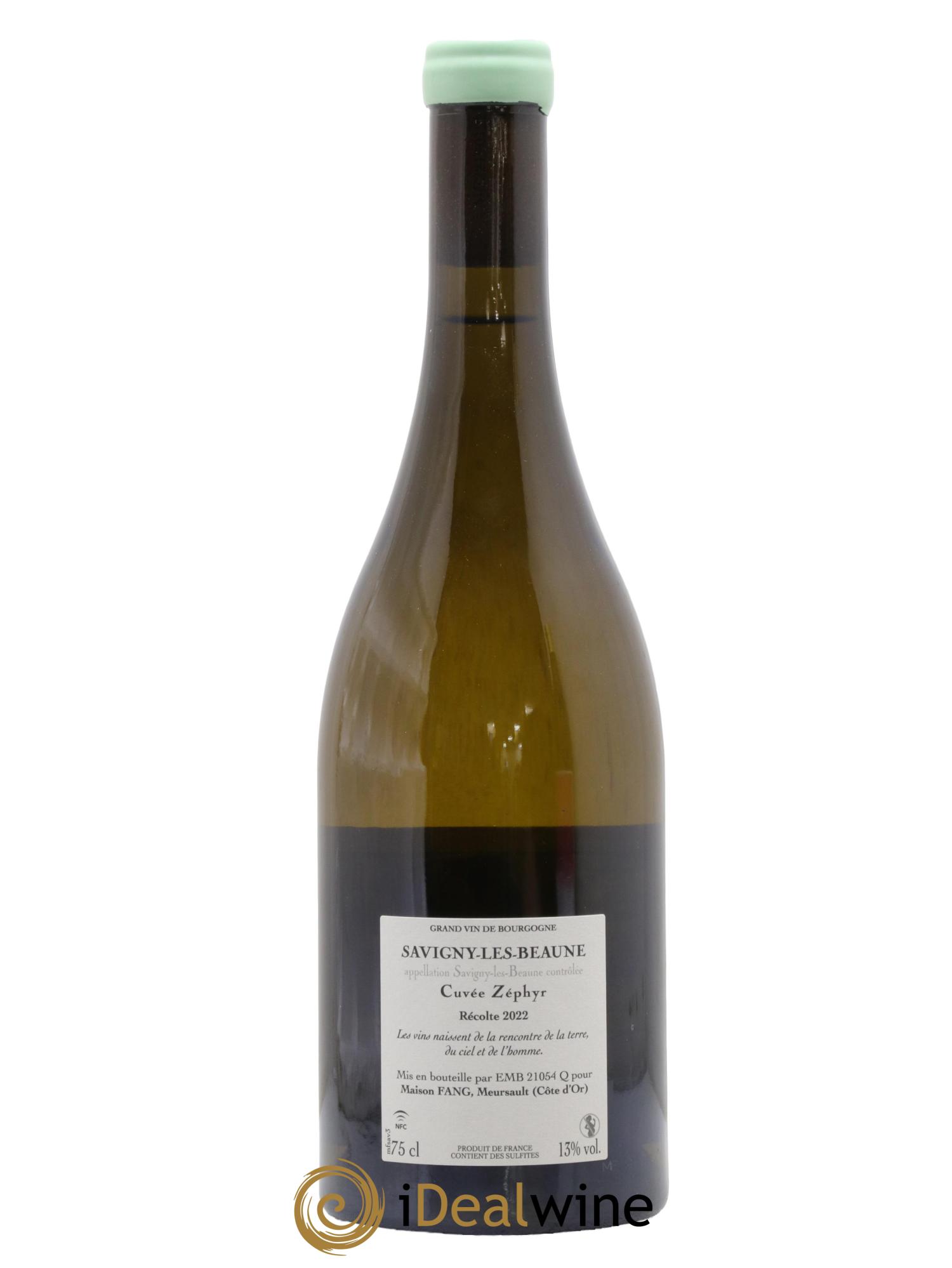 Savigny-lès-Beaune cuvée Zéphyr Maison Fang 2022 - Lot de 1 bouteille - 1