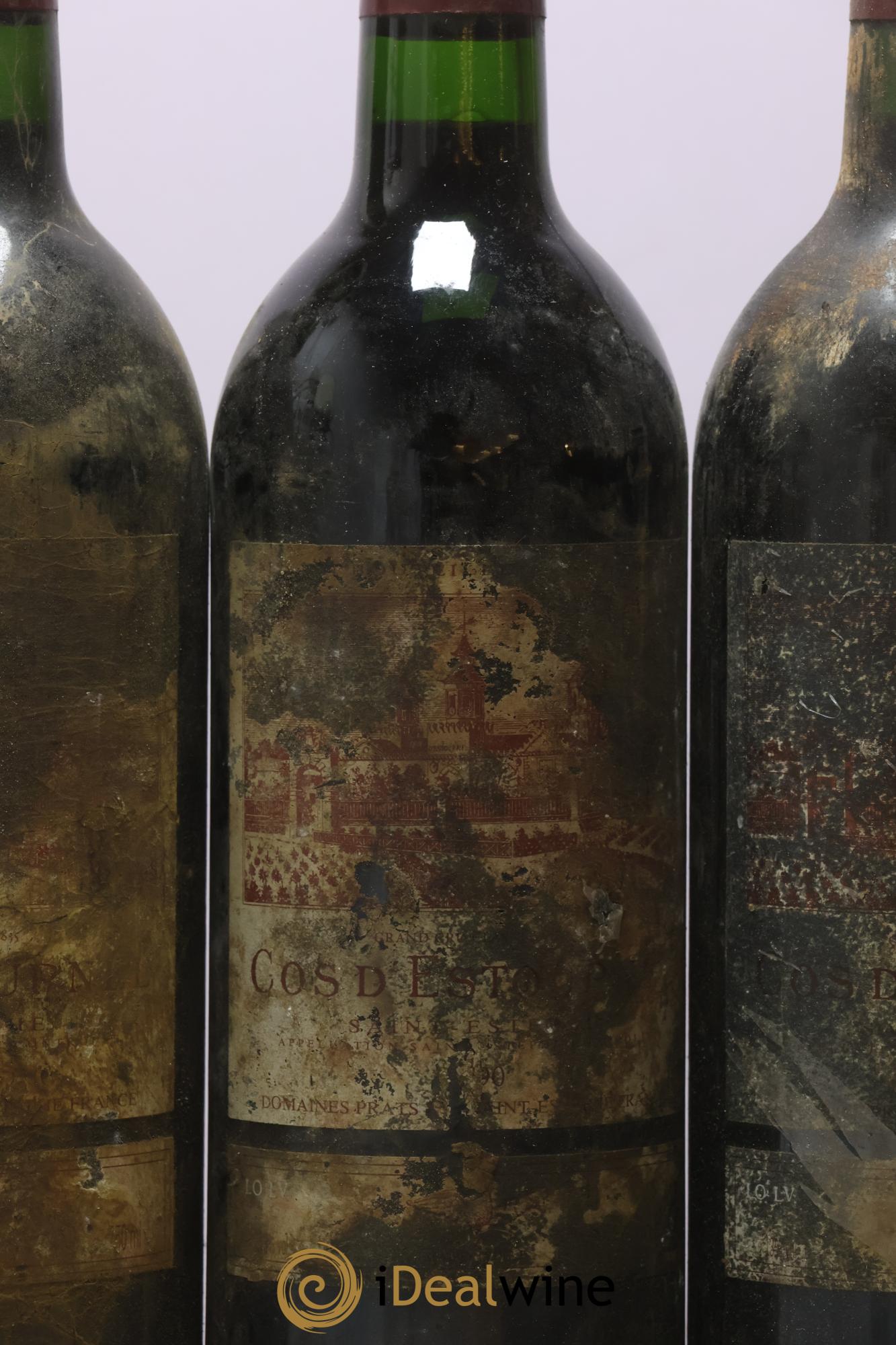 Cos d'Estournel 2ème Grand Cru Classé 1990 - Lot of 3 bottles - 1