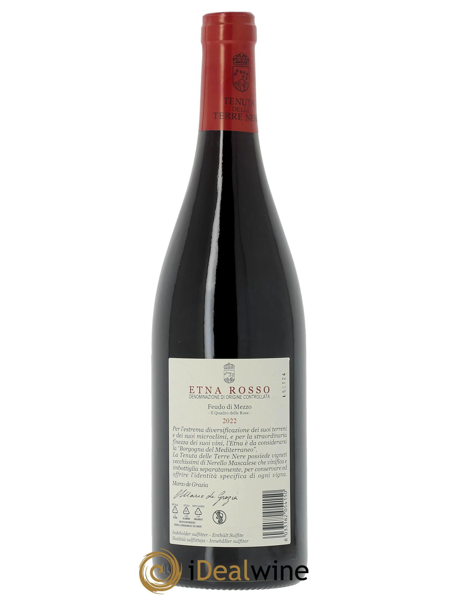 Etna Rosso DOC Tenuta delle Terre Nere Feudo di Mezzo   2022 - Lot of 1 bottle - 1