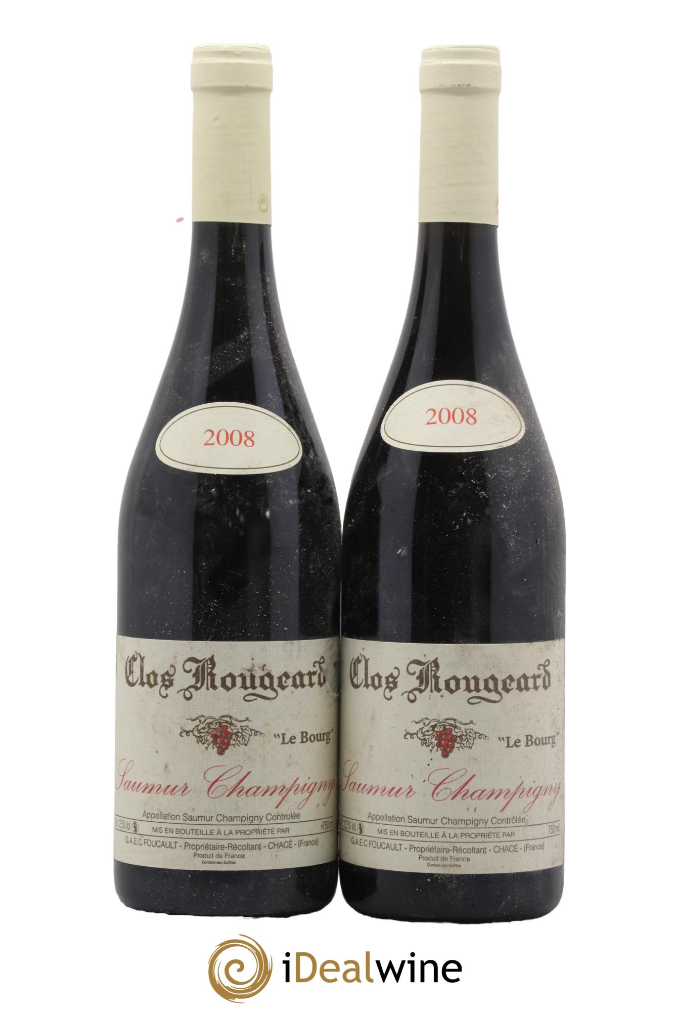 Saumur-Champigny Le Bourg Clos Rougeard 2008 - Lot of 2 bottles - 0
