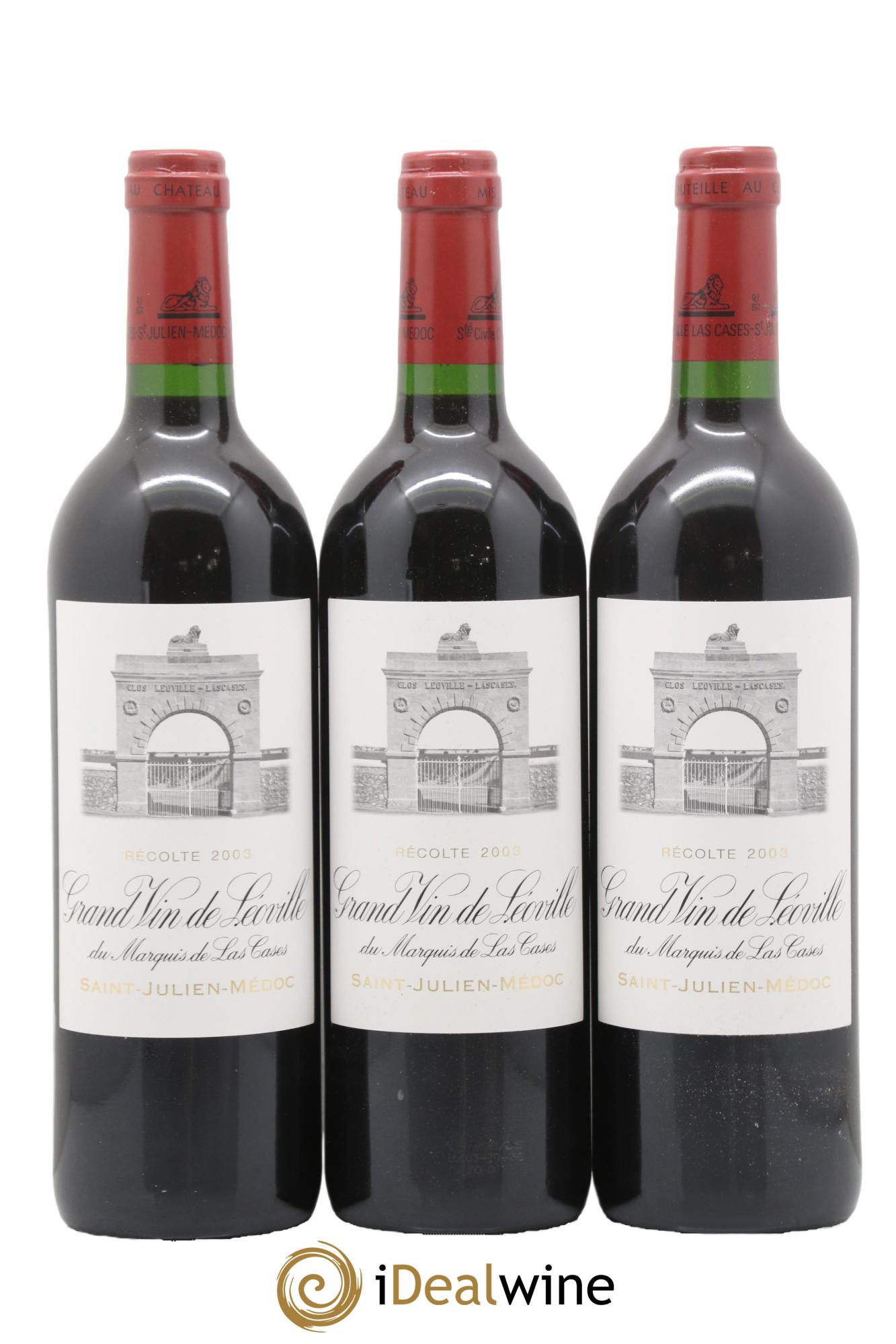 Château Léoville Las Cases 2ème Grand Cru Classé 2003 - Lot of 12 bottles - 5