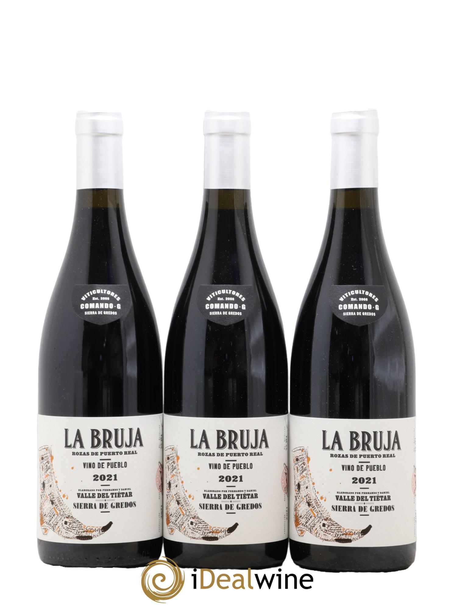 Vinos de Madrid DO Comando G La Bruja de Rozas 2021 - Lot de 3 bouteilles - 0