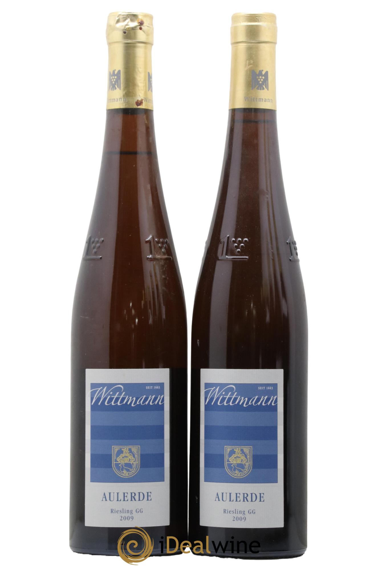 Allemagne Rheinhessen Riesling Trocken Grosses Gewachs Aulerde Weingut Wittmann 2009 - Lot de 2 bouteilles - 0