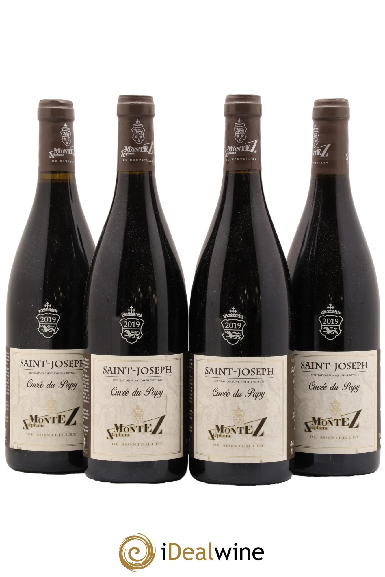 Saint-Joseph Cuvée du Papy Monteillet (Domaine du) - Stéphane Montez 2019 - Posten von 4 Flaschen - 0